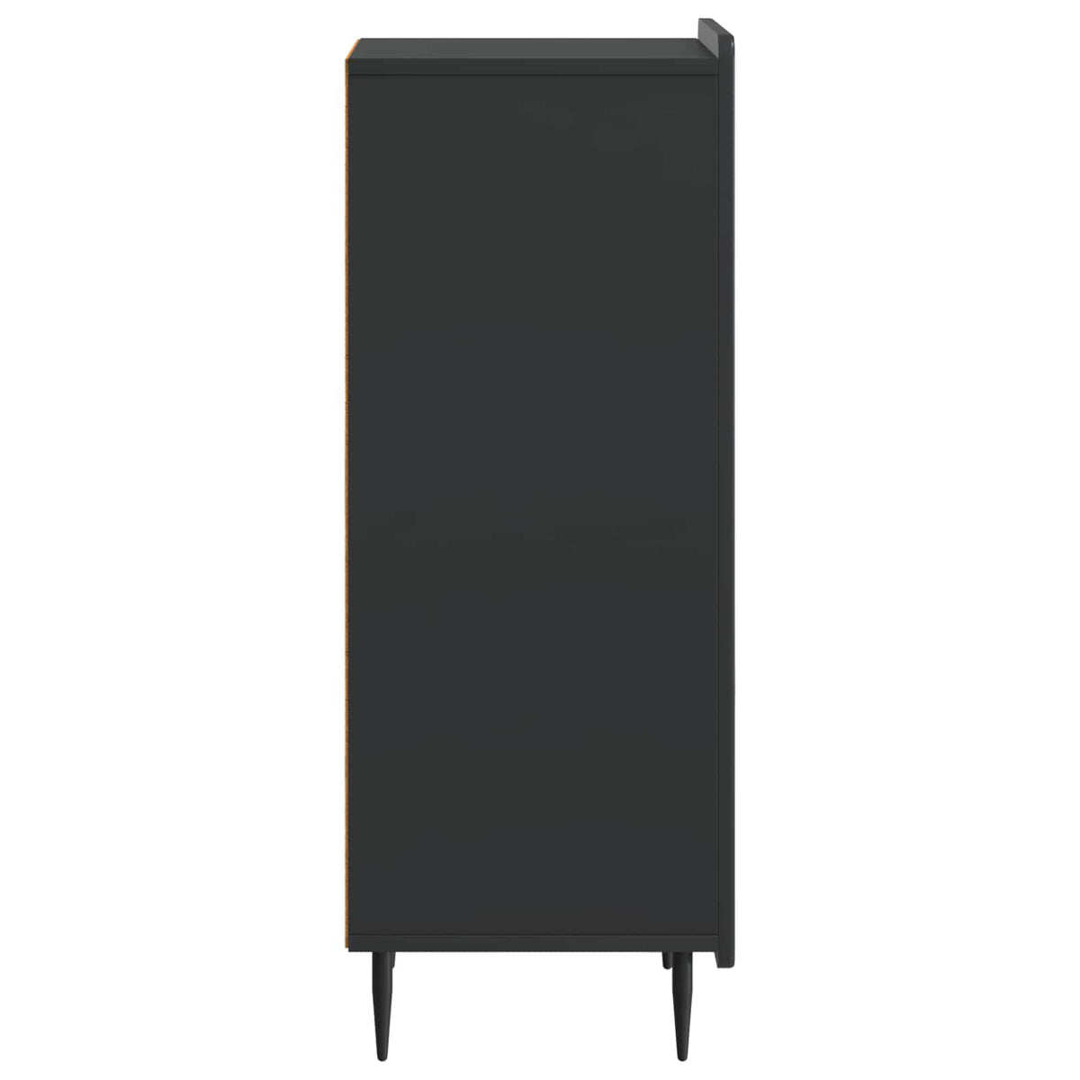 Sideboard Black 34.5 x 33 x 92 cm Engineered Wood