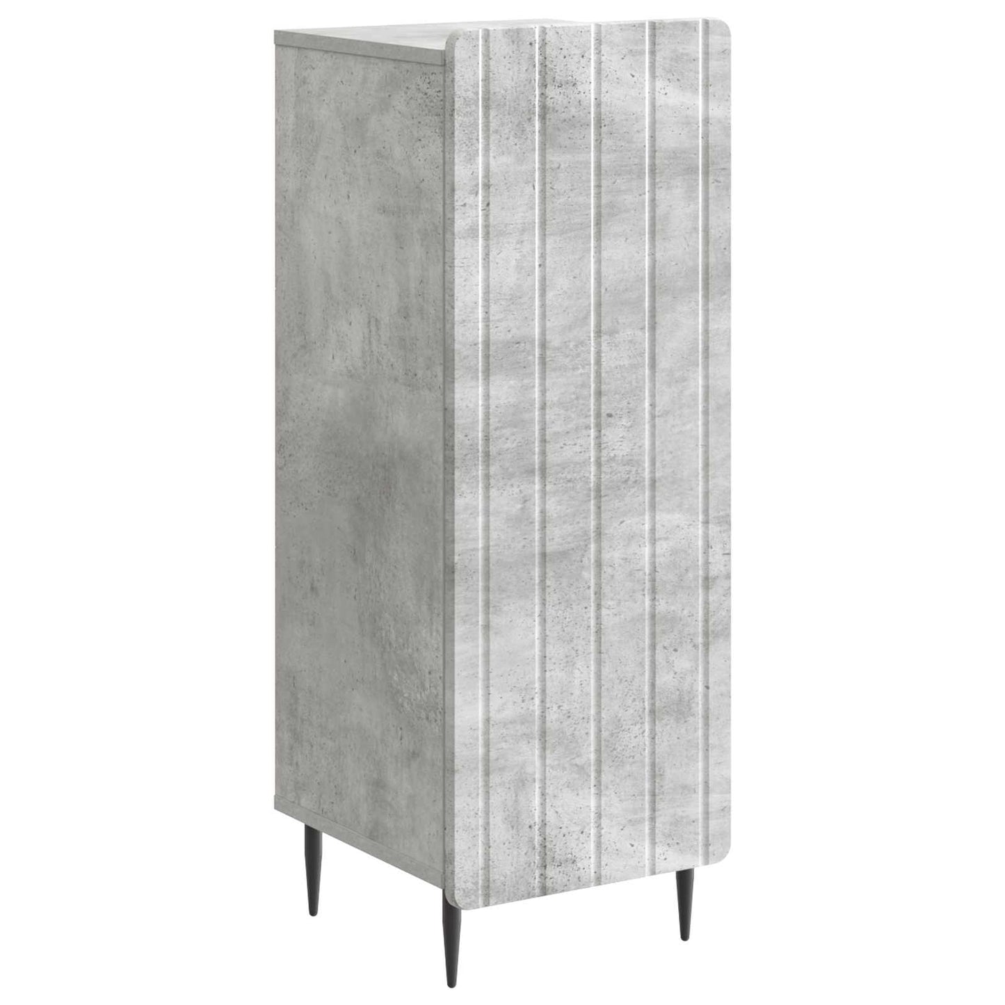 Sideboard Concrete Grey 34.5 x 33 x 92 cm Engineered Wood