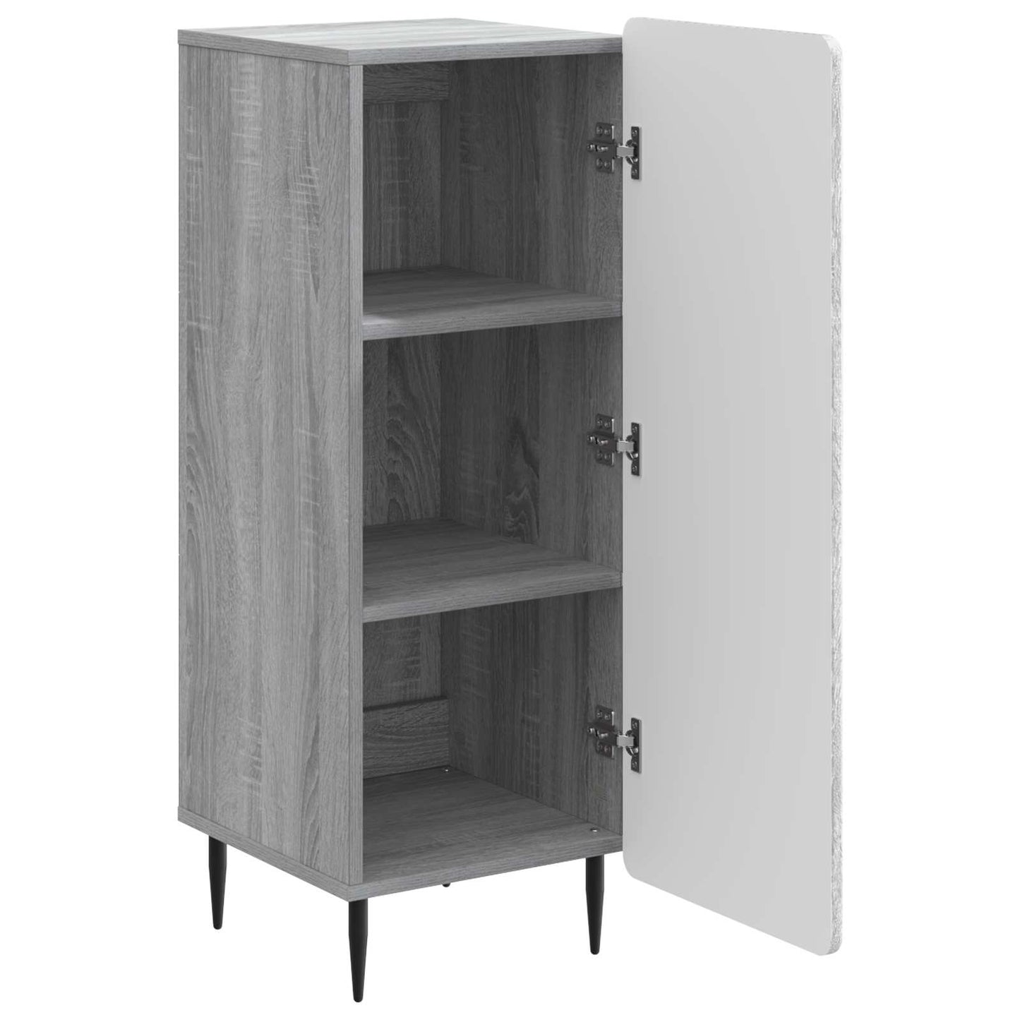 Sideboard Grey Sonoma 34.5 x 33 x 92 cm Engineered Wood