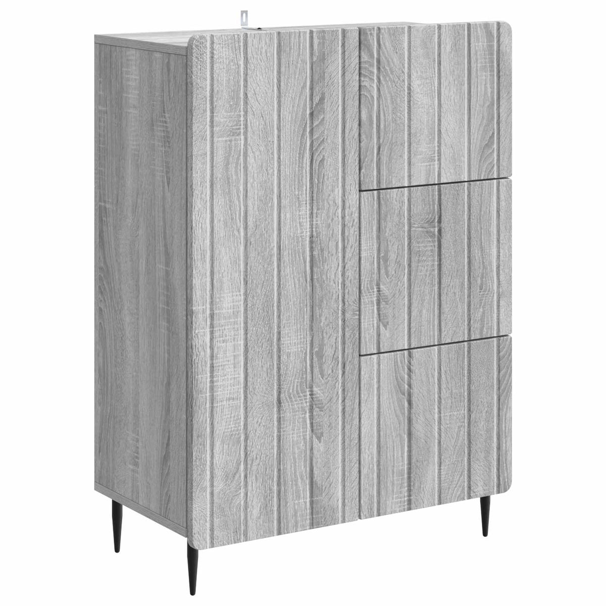 Sideboard Grey Sonoma 66 x 34.5 x 92 cm Engineered Wood
