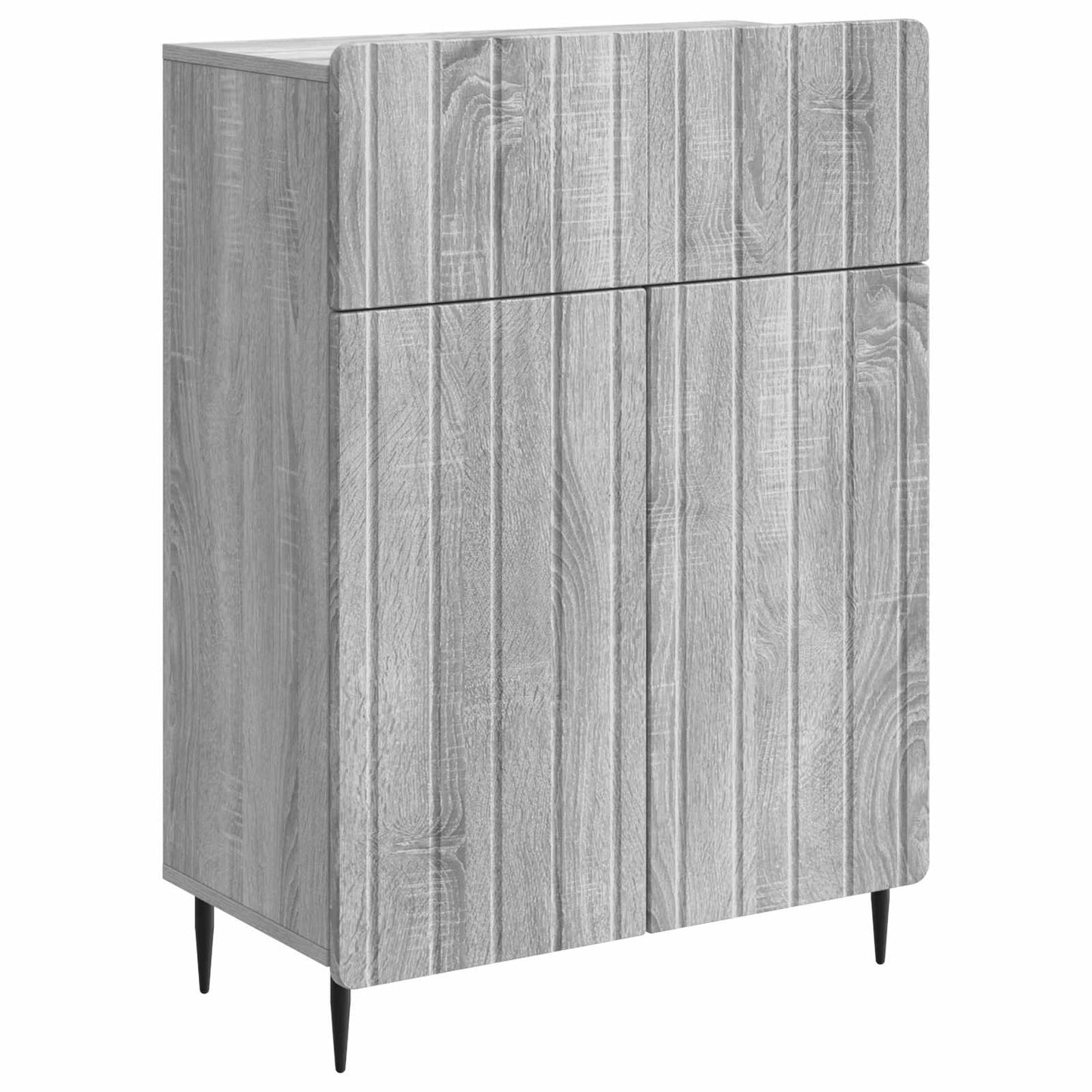 Sideboard Grey Sonoma 66 x 34.5 x 92 cm Engineered Wood