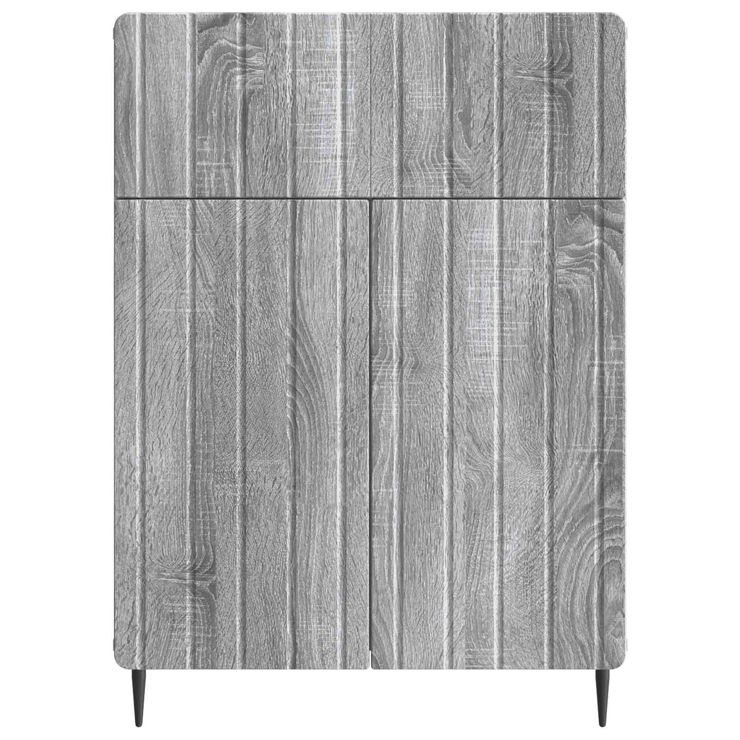 Sideboard Grey Sonoma 66 x 34.5 x 92 cm Engineered Wood