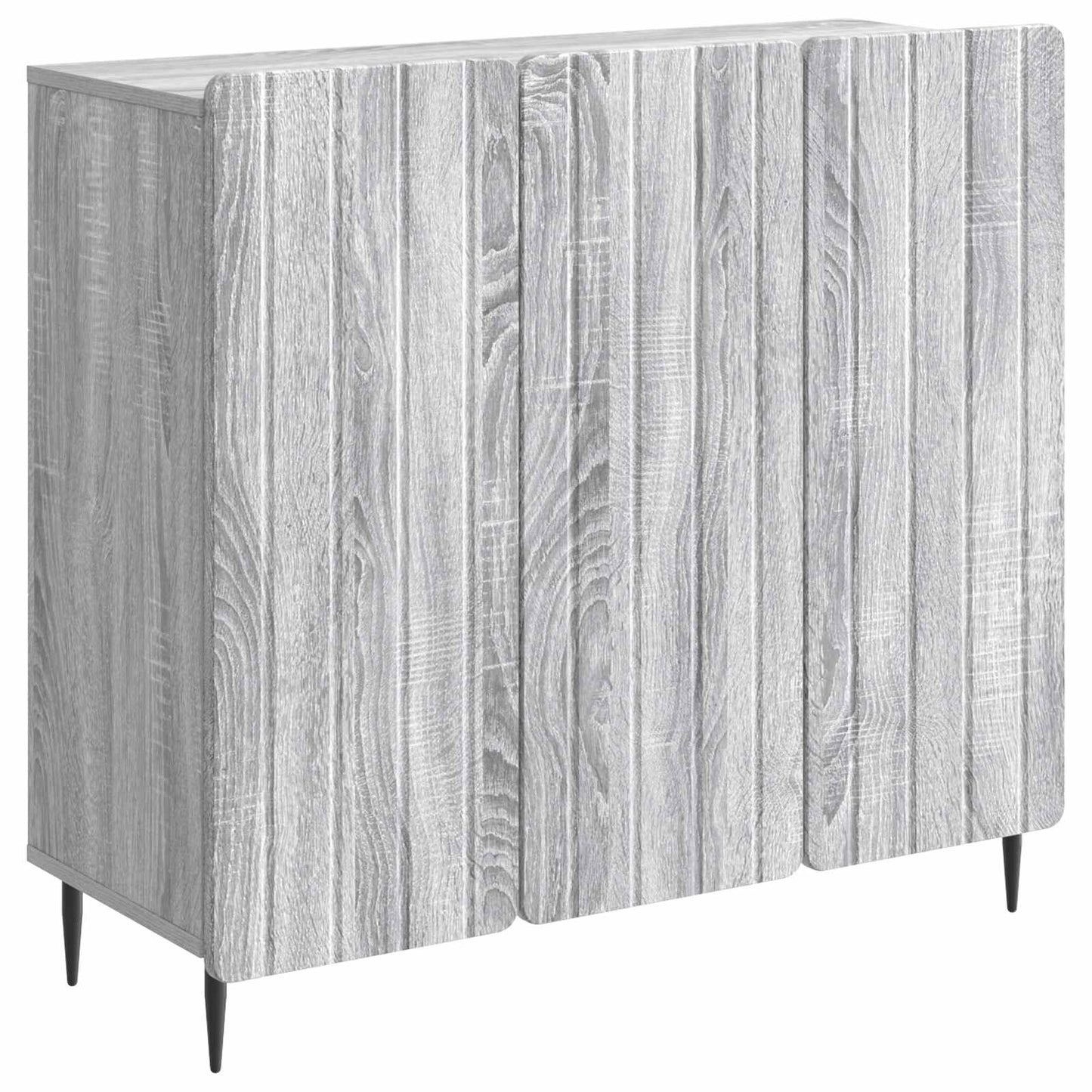 Sideboard Grey Sonoma 89 x 34.5 x 82 cm Engineered Wood