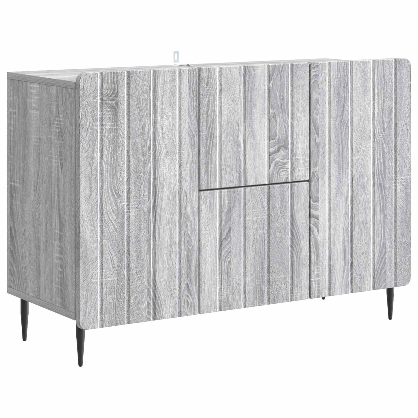 Sideboard Grey Sonoma 89 x 34.5 x 62 cm Engineered Wood