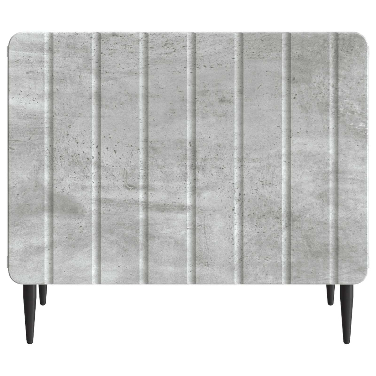 Coffee Table Concrete Grey 49 x 50 x 42 cm Engineered Wood