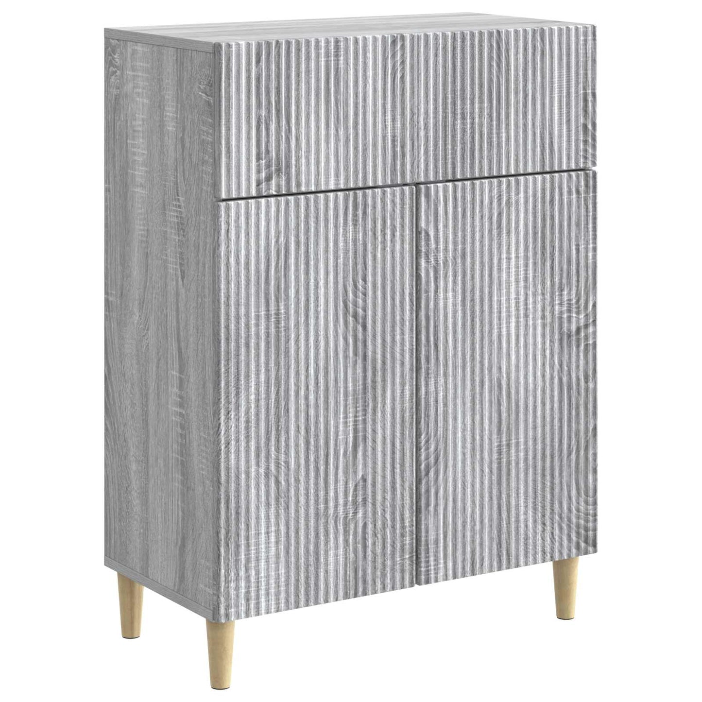 Sideboard Grey Sonoma 66 x 34.5 x 90 cm Engineered Wood