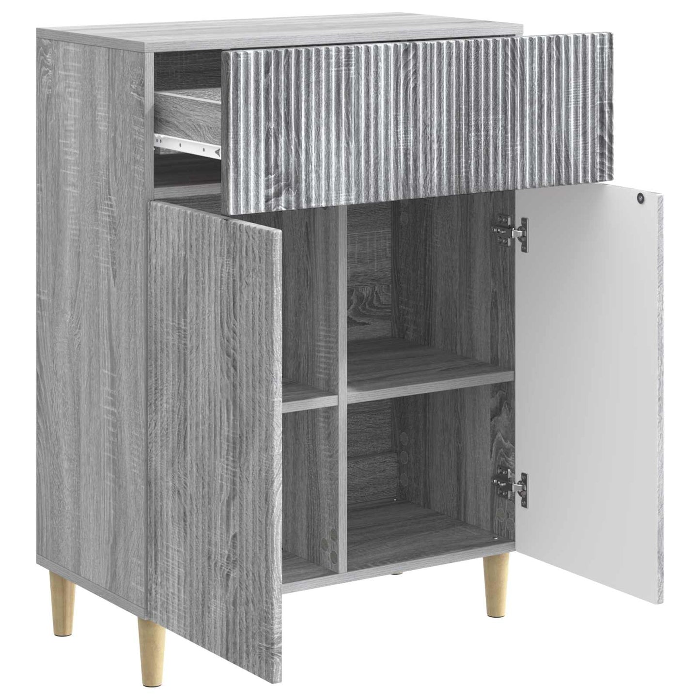 Sideboard Grey Sonoma 66 x 34.5 x 90 cm Engineered Wood
