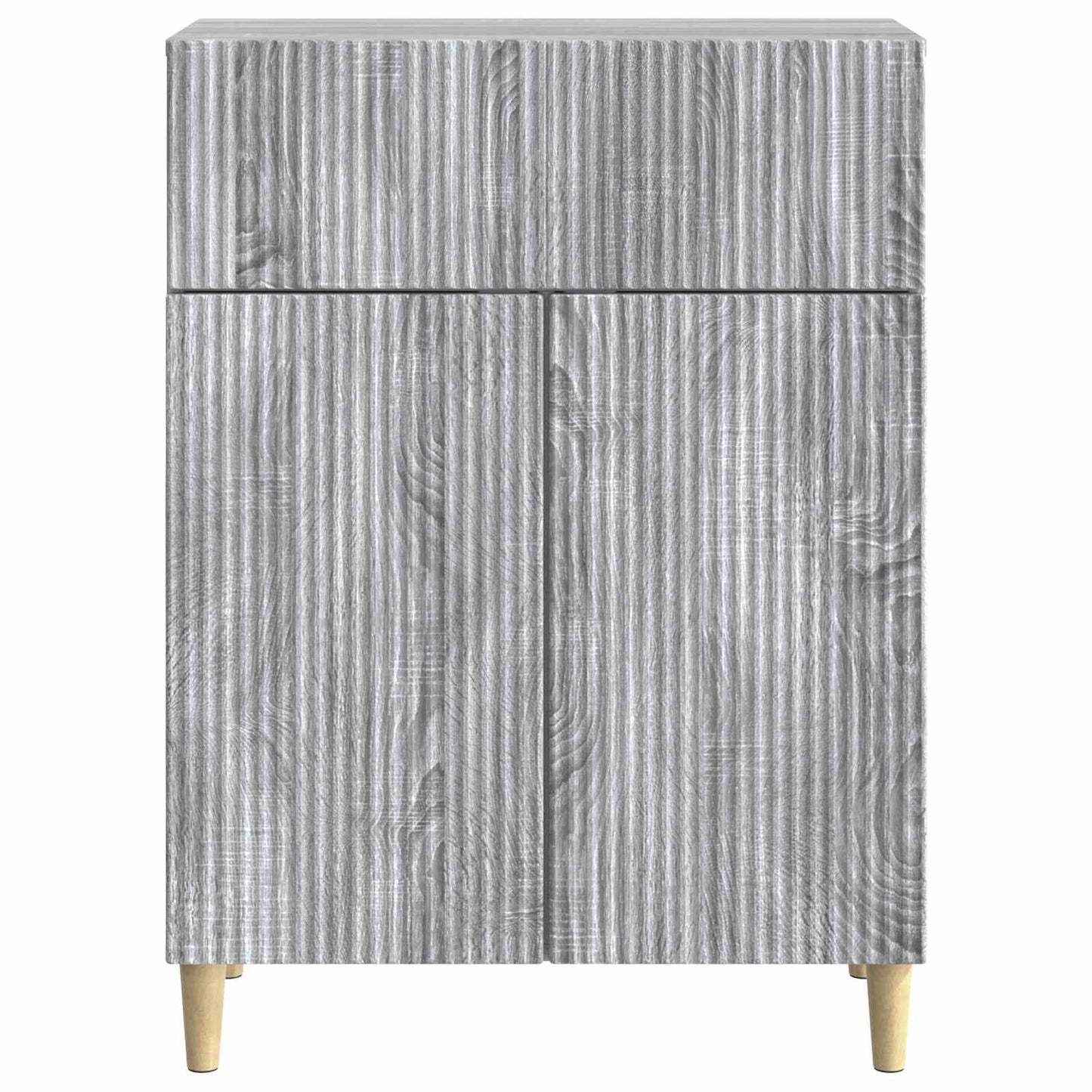 Sideboard Grey Sonoma 66 x 34.5 x 90 cm Engineered Wood