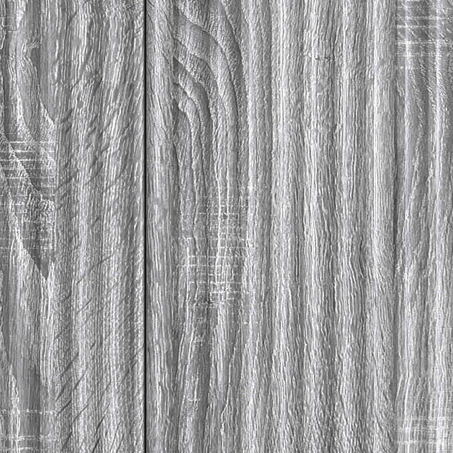 Sideboard Grey Sonoma 89 x 34.5 x 80 cm Engineered Wood