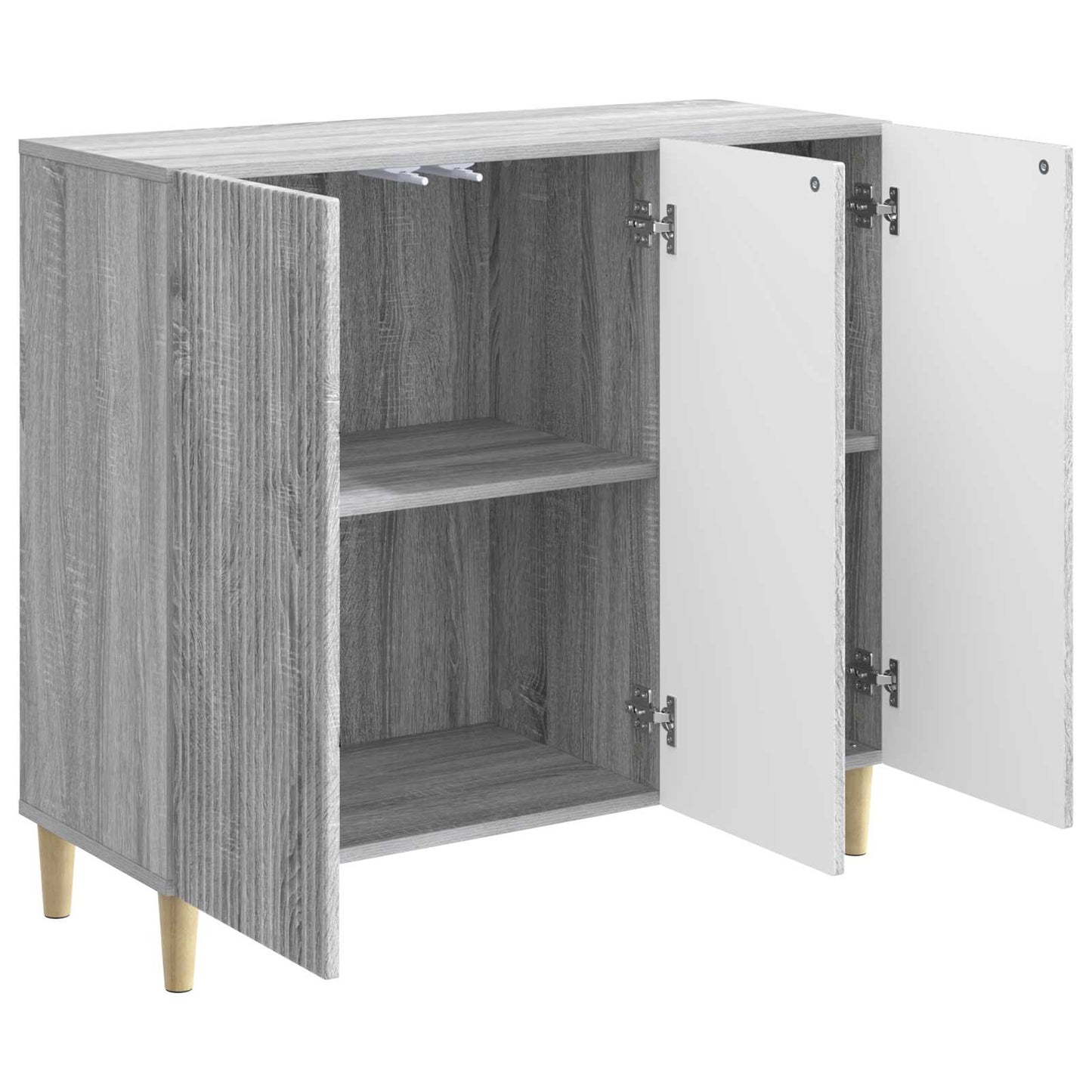 Sideboard Grey Sonoma 89 x 34.5 x 80 cm Engineered Wood