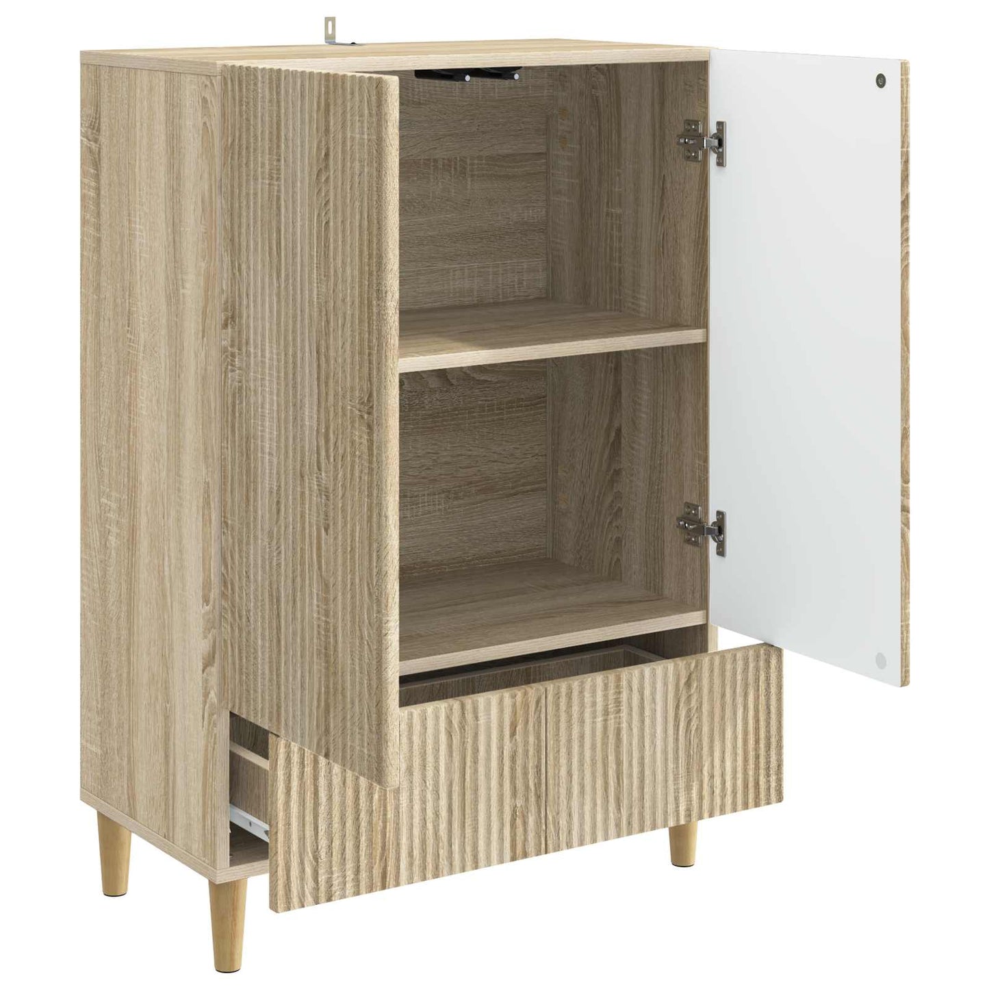 Sideboard Sonoma Oak 66 x 34.5 x 95 cm Engineered Wood