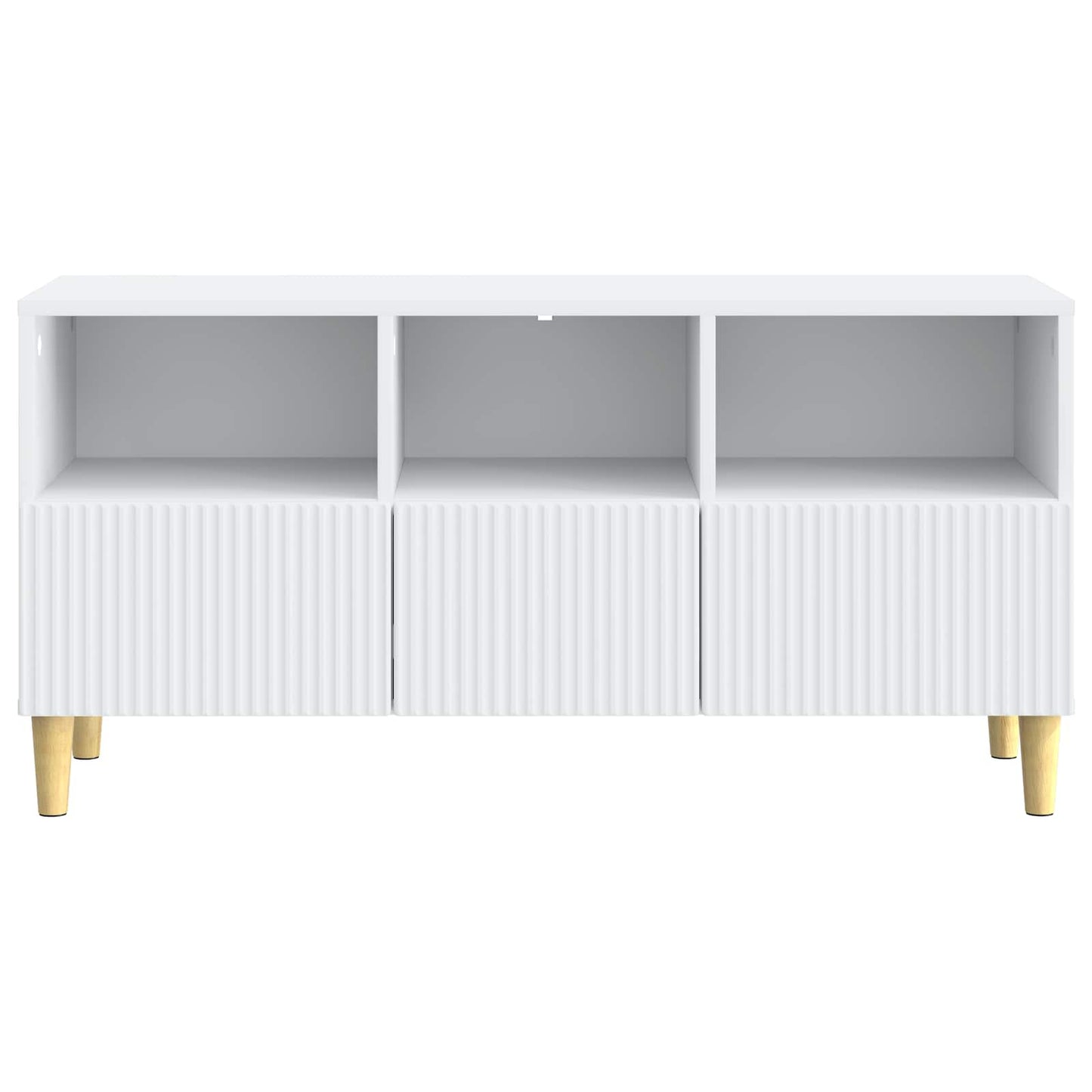 TV Cabinet with Drawer White 102 x 34.5 x 50 cm Engineered Wood