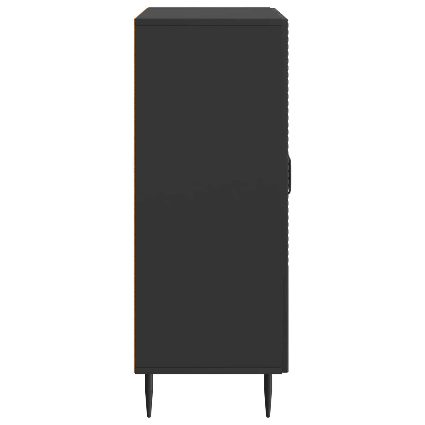 Sideboard Black 66 x 34.5 x 89.5 cm Engineered Wood