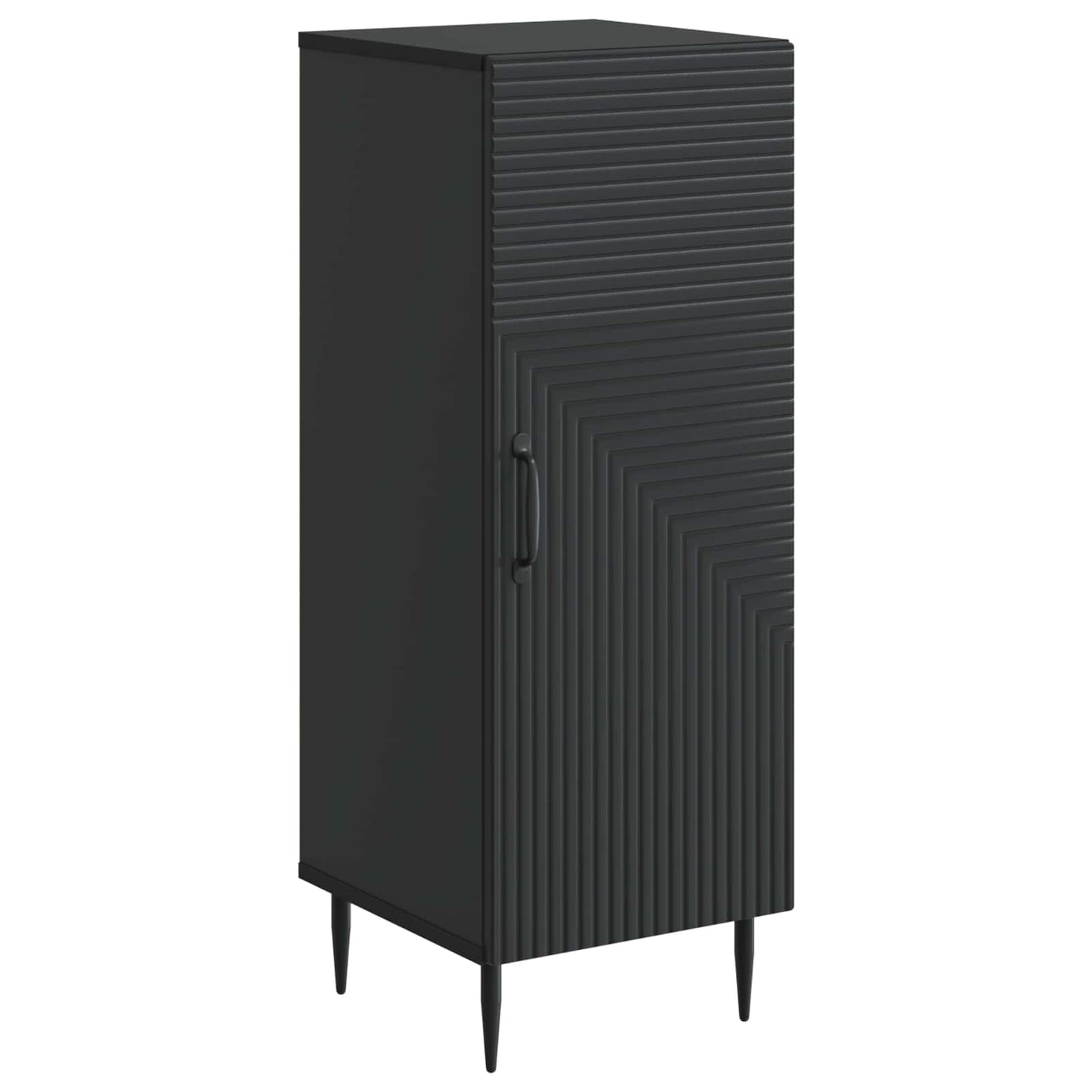 Sideboard Black 33 x 34.5 x 89.5 cm Engineered Wood