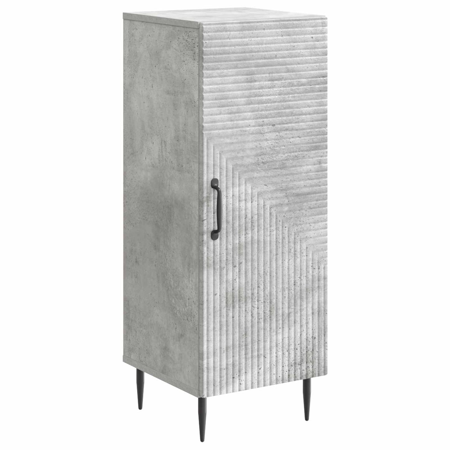 Sideboard Concrete Grey 33 x 34.5 x 89.5 cm Engineered Wood