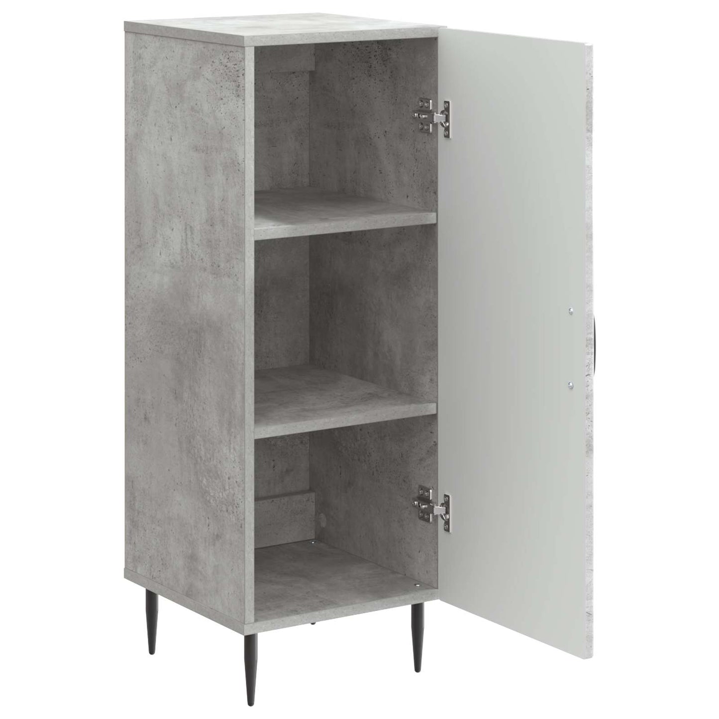 Sideboard Concrete Grey 33 x 34.5 x 89.5 cm Engineered Wood
