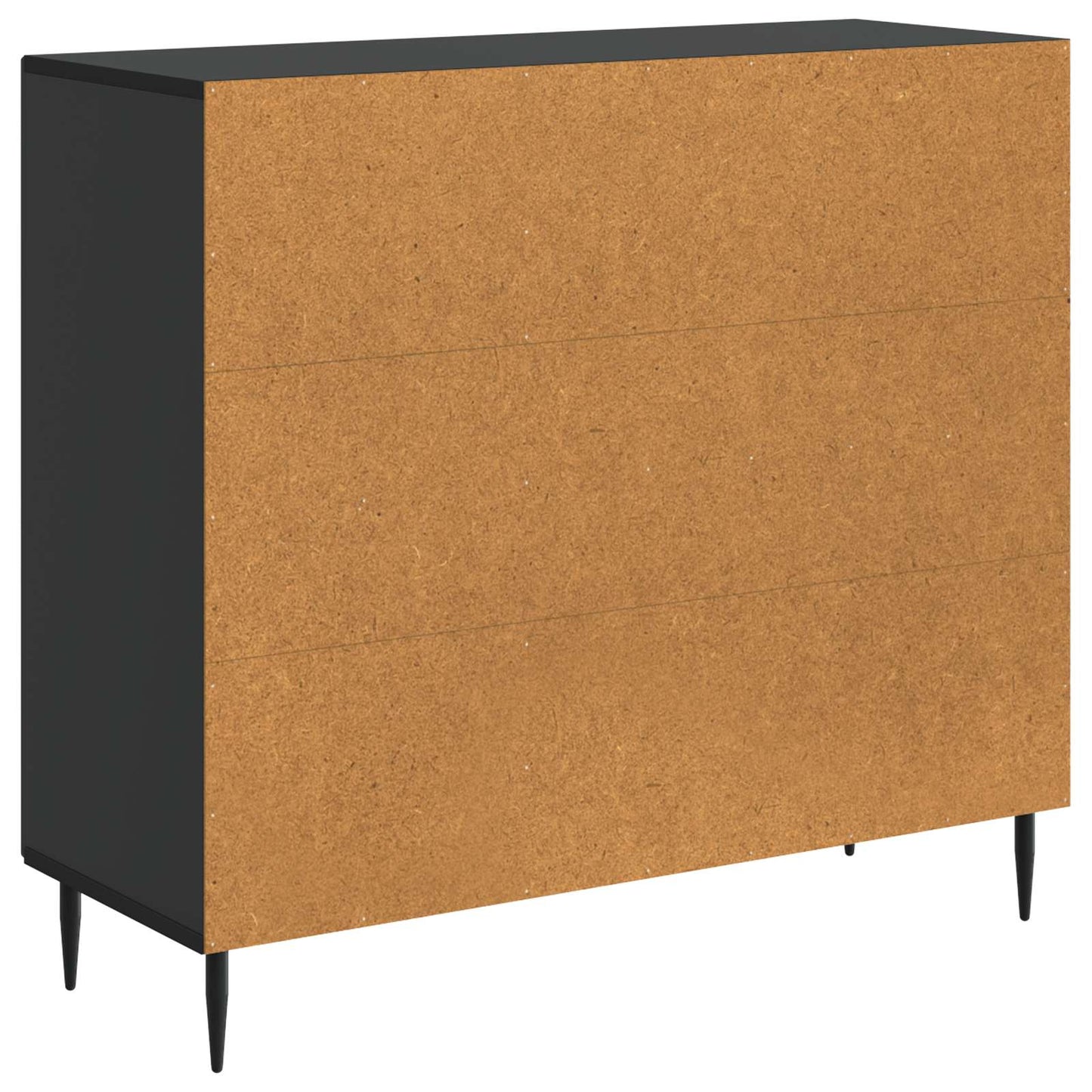 Sideboard Black 89 x 34.5 x 80 cm Engineered Wood