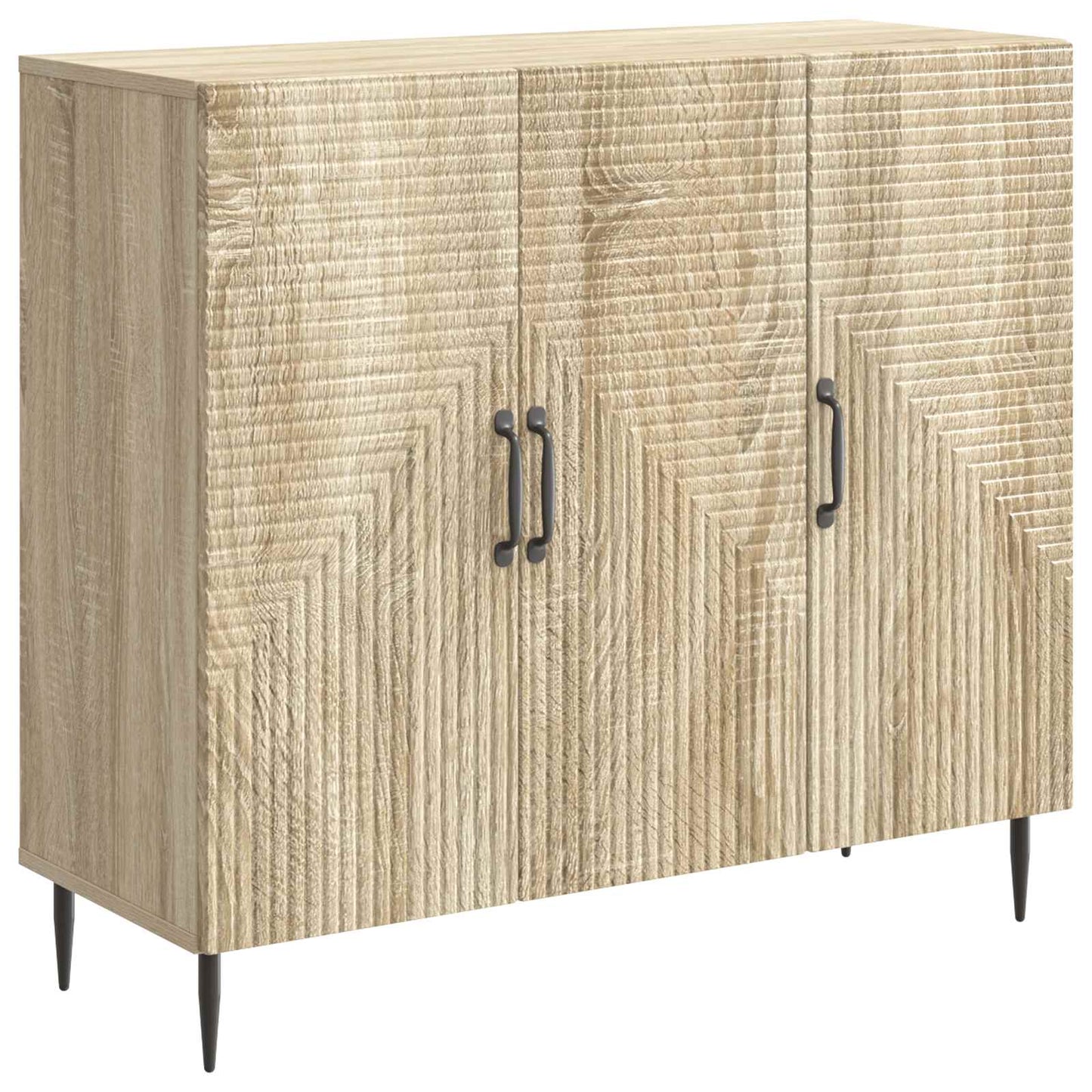 Sideboard Sonoma Oak 89 x 34.5 x 80 cm Engineered Wood