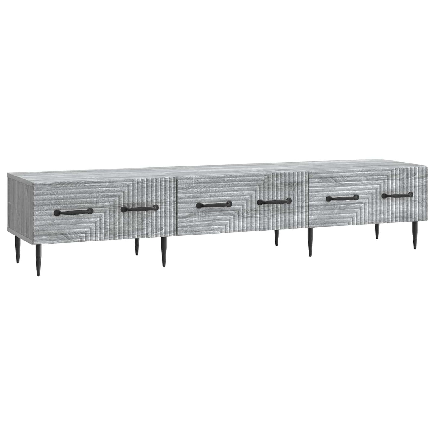 TV Cabinet Grey Sonoma 147 x 34.5 x 30 cm Engineered Wood