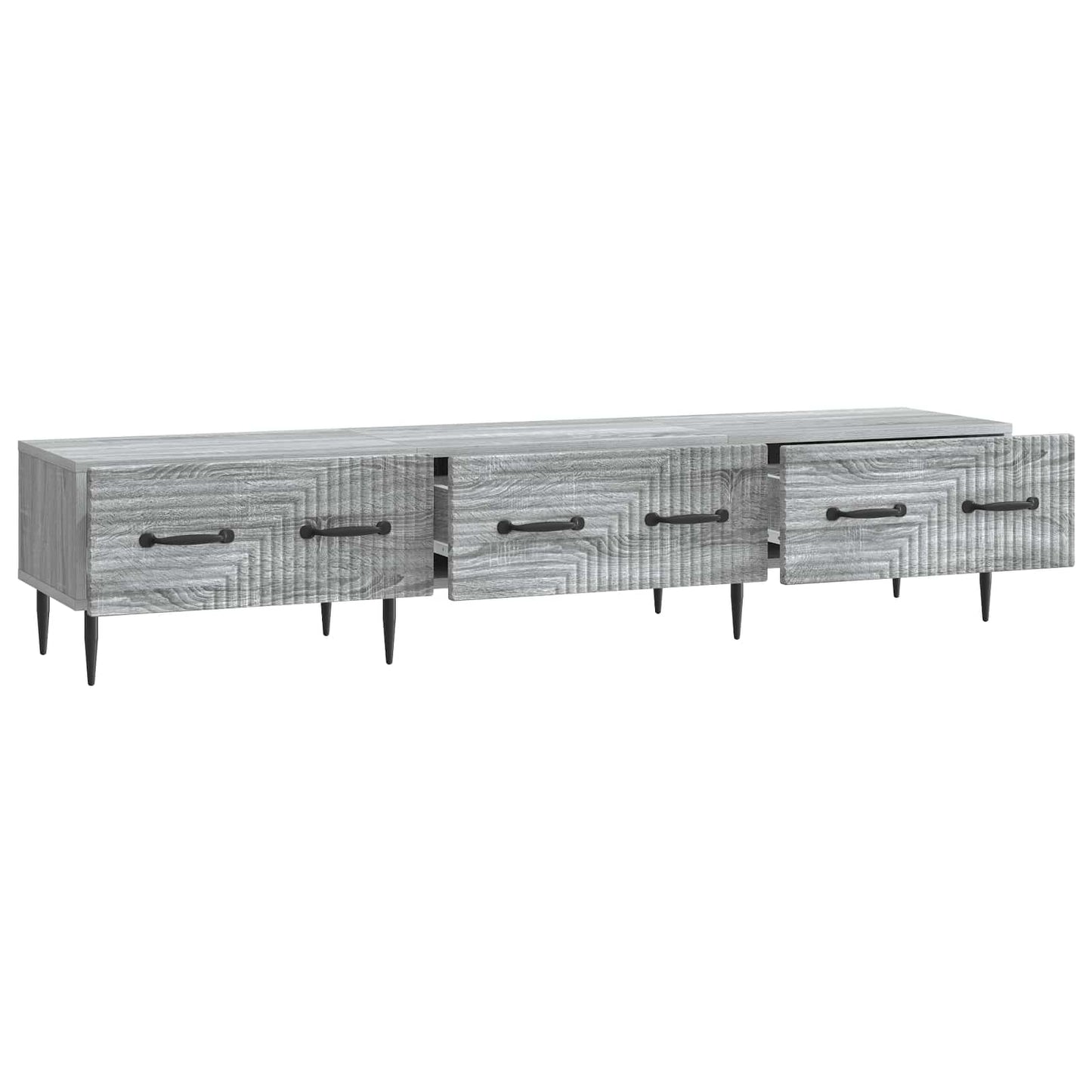 TV Cabinet Grey Sonoma 147 x 34.5 x 30 cm Engineered Wood