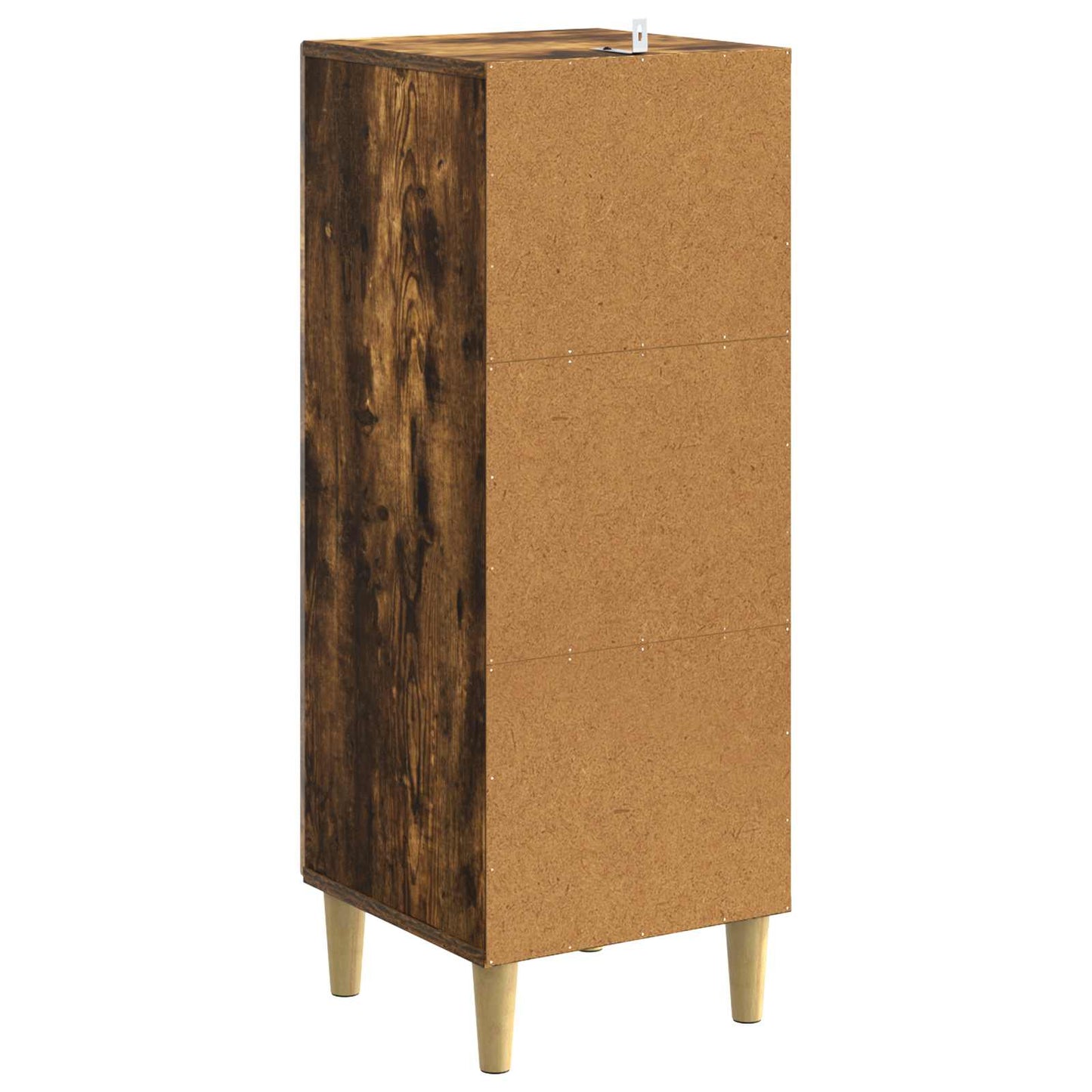 Sideboard Smoked Oak 33 x 34.5 x 90 cm Engineered Wood