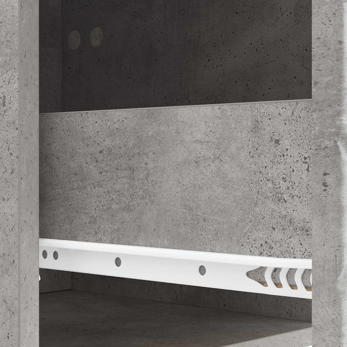 Coffee Table Concrete Grey 50 x 49 x 40 cm Engineered Wood