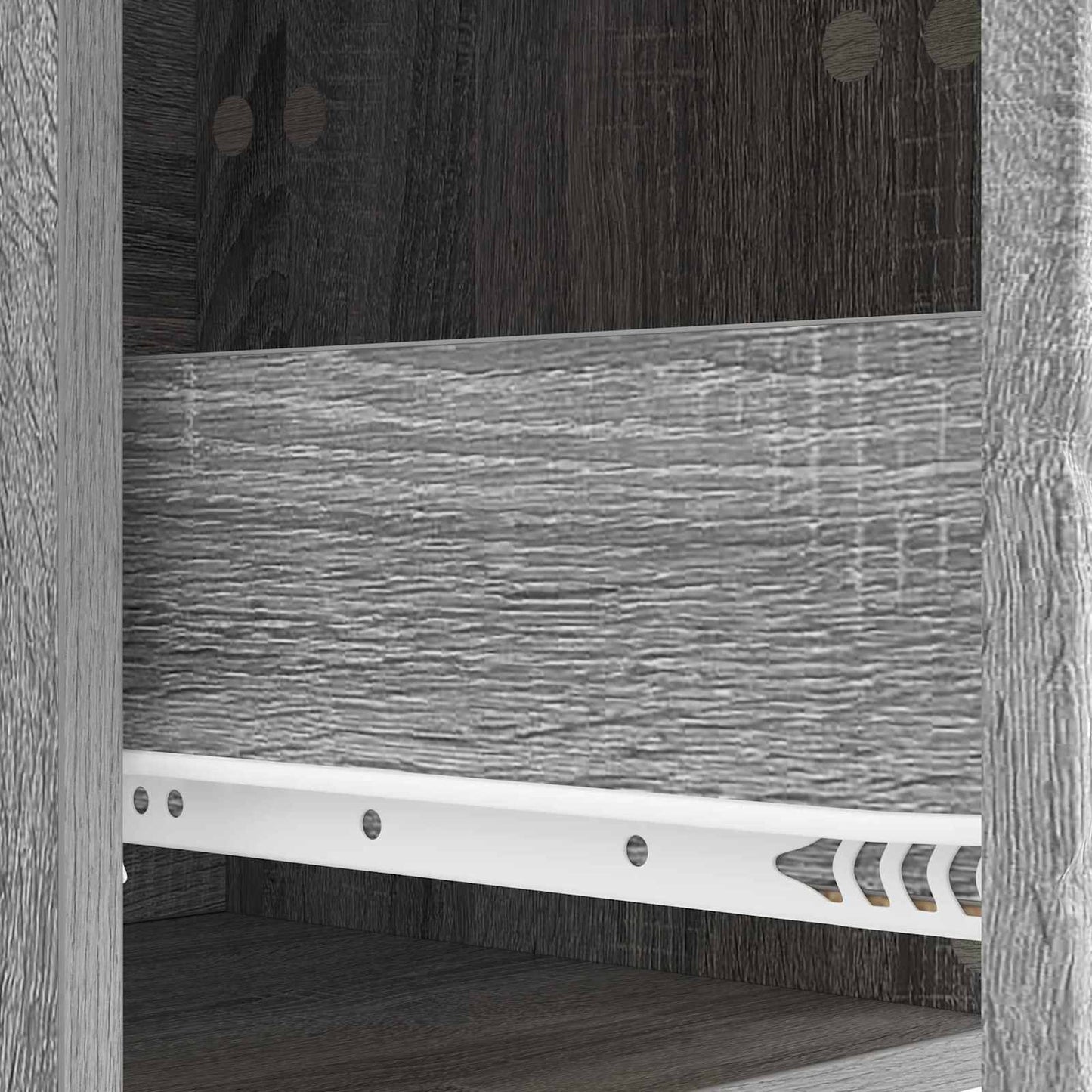 Coffee Table Grey Sonoma 50 x 49 x 40 cm Engineered Wood