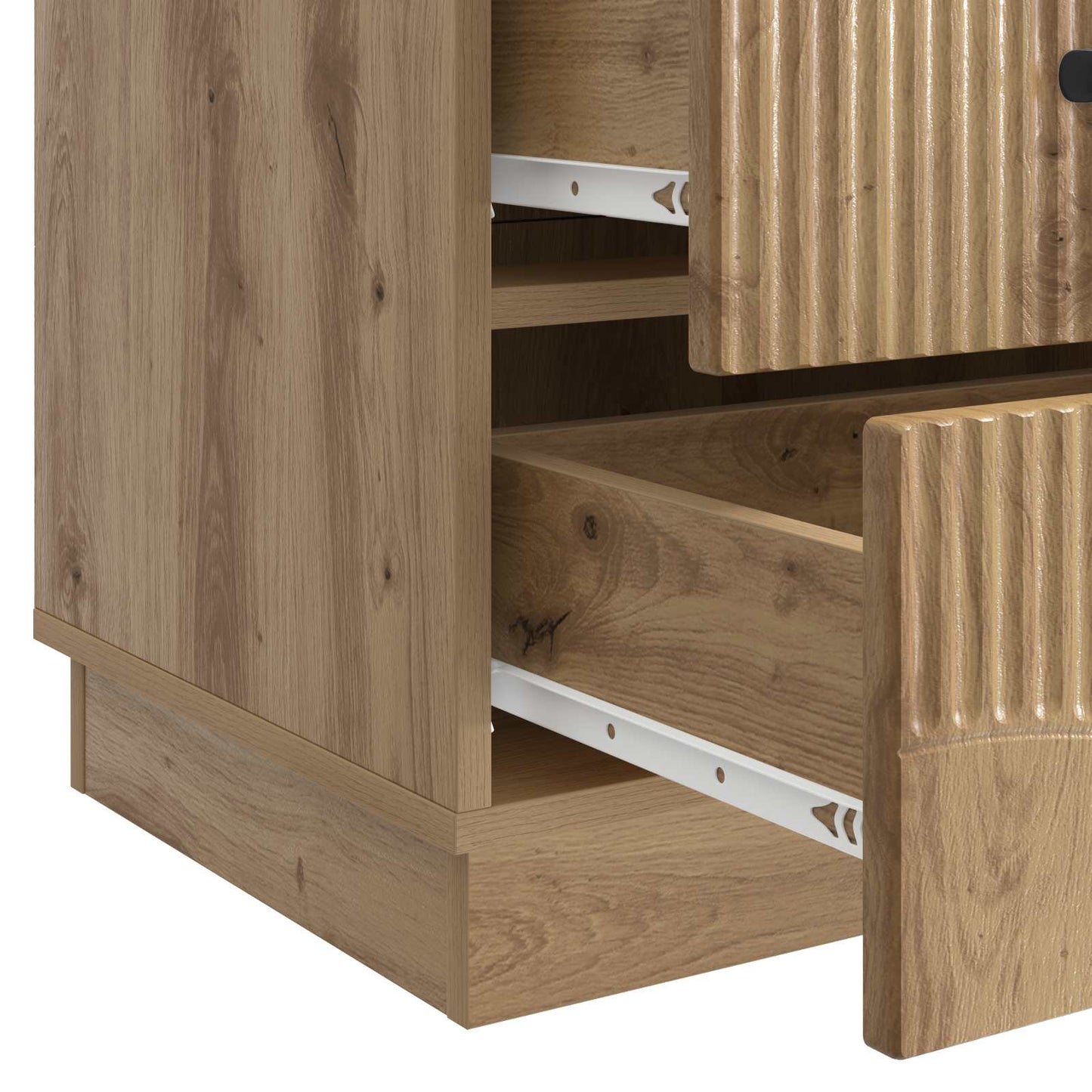 Bedside Cabinet Artisan Oak 43 x 41 x 63.5 cm Engineered Wood