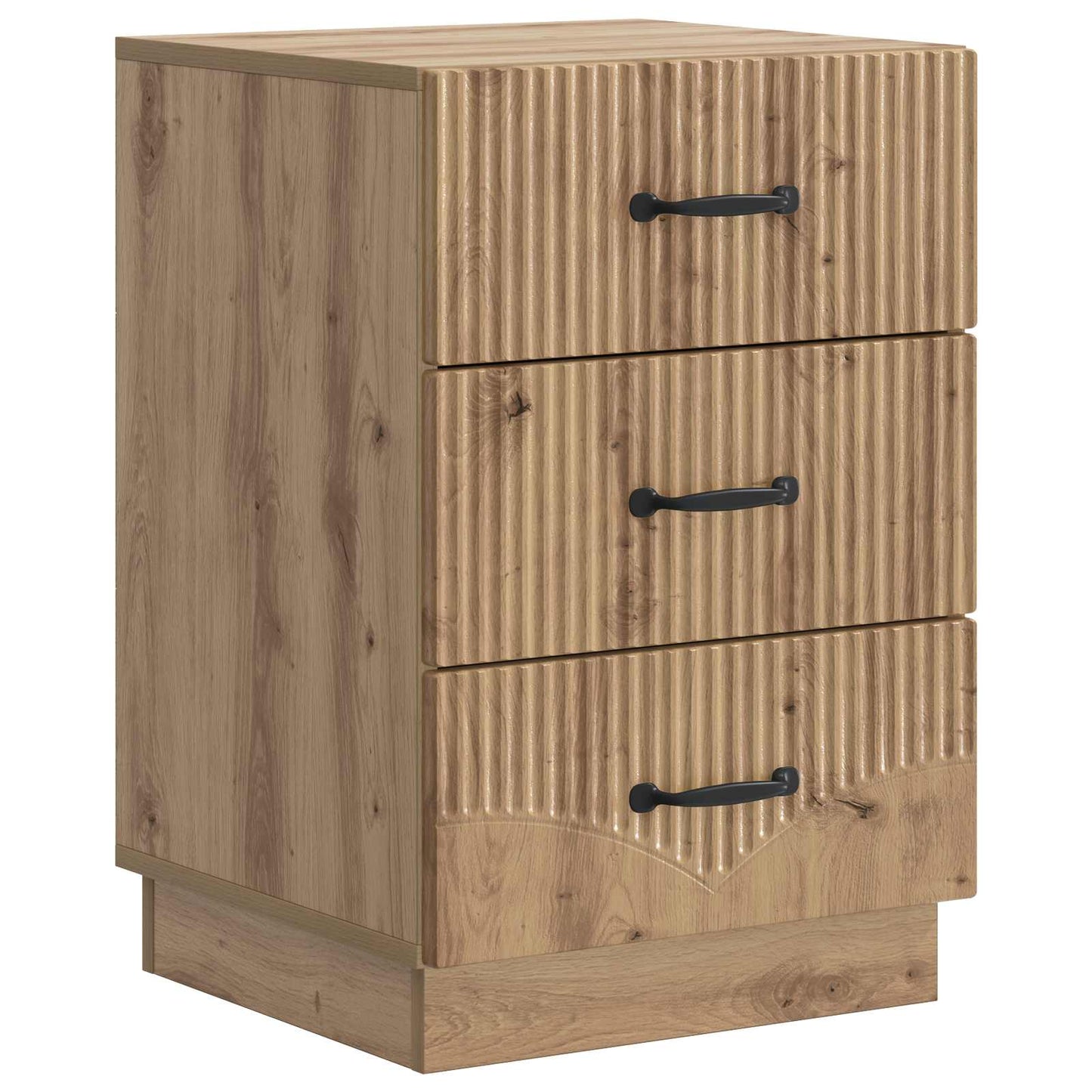 Bedside Cabinet Artisan Oak 43 x 41 x 63.5 cm Engineered Wood
