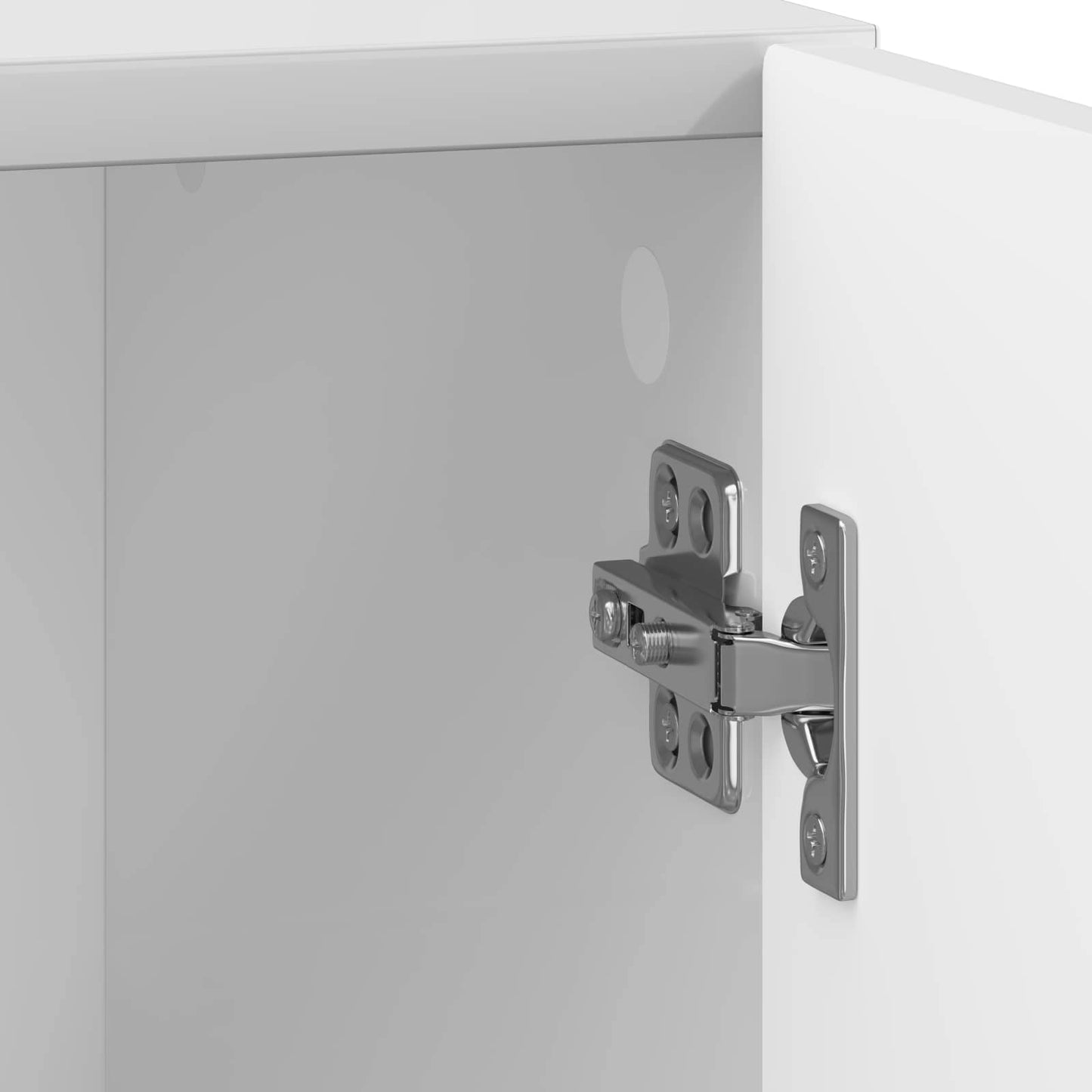 Bedside Table 2 pcs High Gloss White 43 x 34.5 x 47 cm