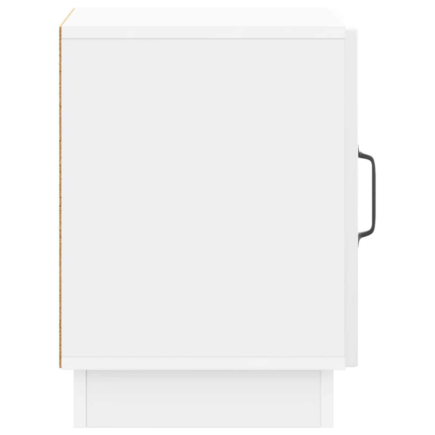 Bedside Table 2 pcs High Gloss White 43 x 34.5 x 47 cm
