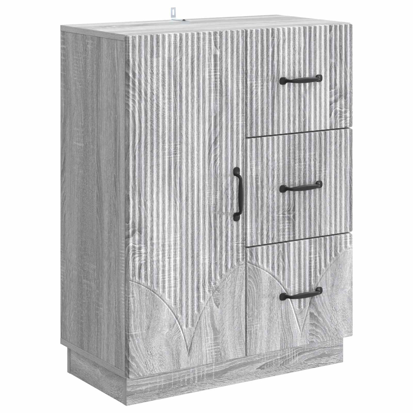 Sideboard Grey Sonoma 66 x 34.5 x 87 cm Engineered Wood