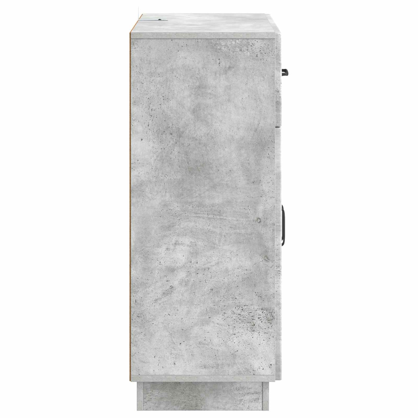 Sideboard Concrete Grey 66 x 34.5 x 87 cm Engineered Wood