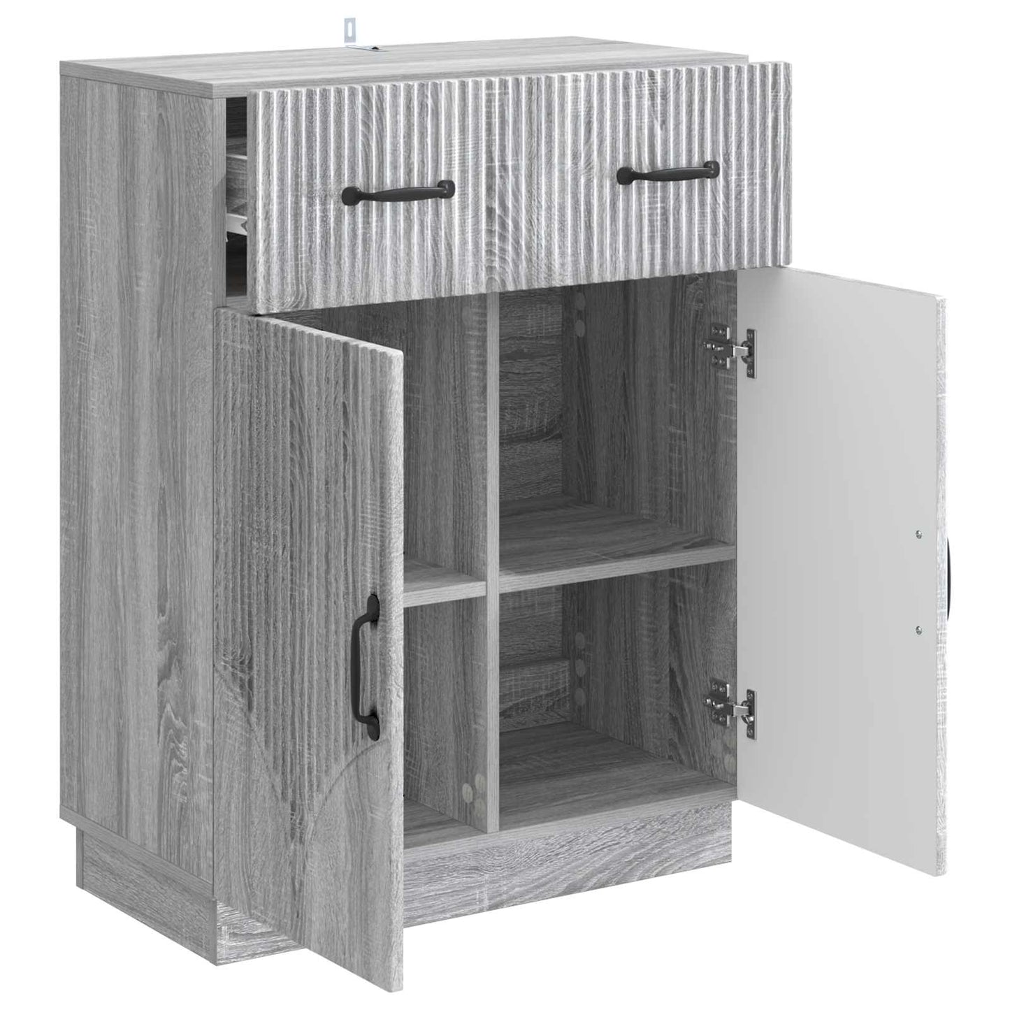 Sideboard Grey Sonoma 66 x 34.5 x 87 cm Engineered Wood