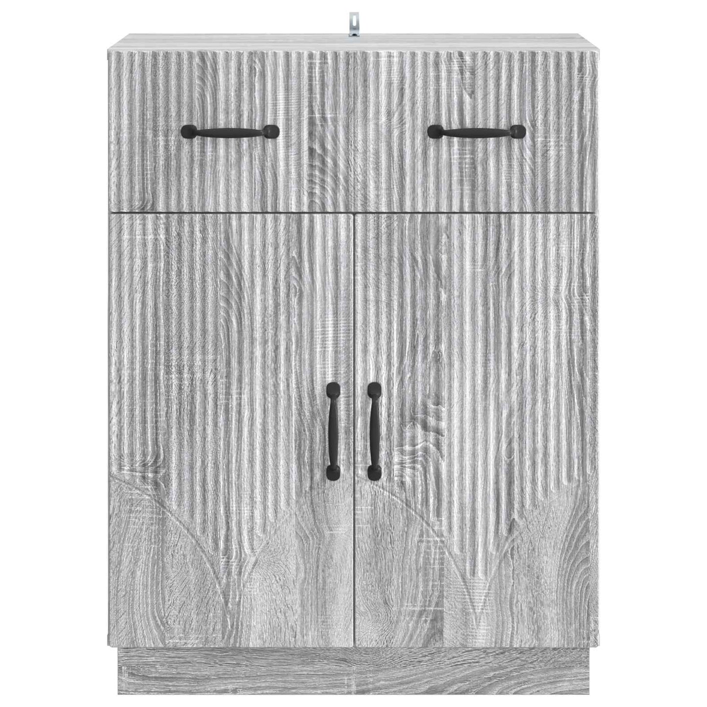 Sideboard Grey Sonoma 66 x 34.5 x 87 cm Engineered Wood