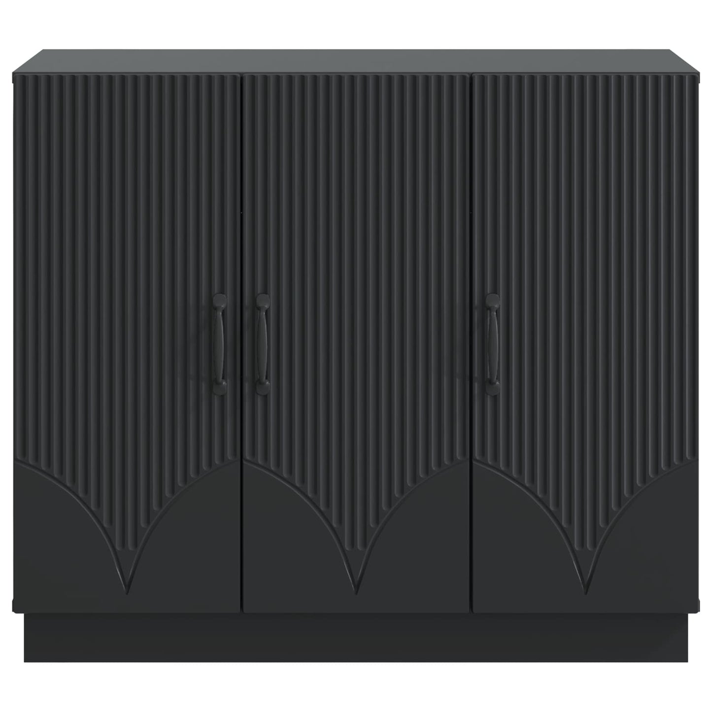 Sideboard Black 89 x 34.5 x 77 cm Engineered Wood