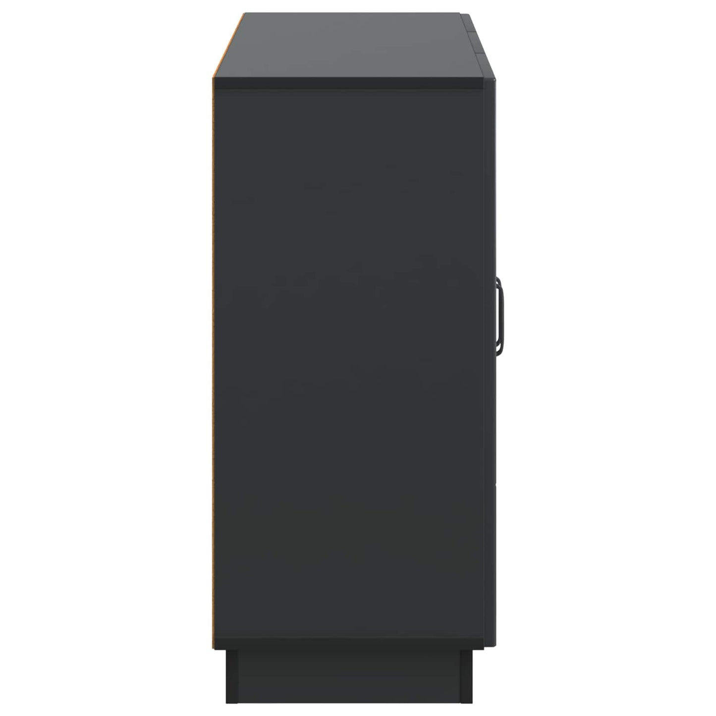 Sideboard Black 89 x 34.5 x 77 cm Engineered Wood