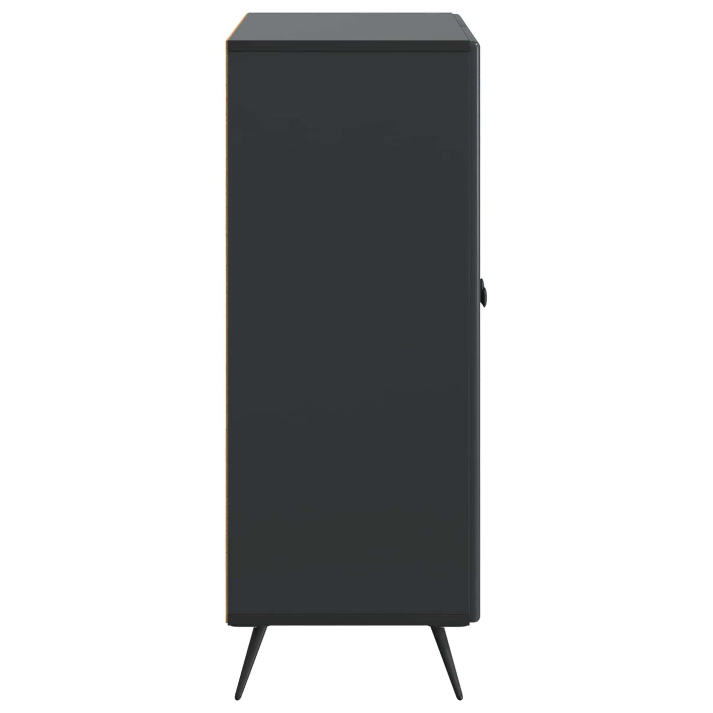 Sideboard Black 66 x 34.5 x 90 cm Engineered Wood
