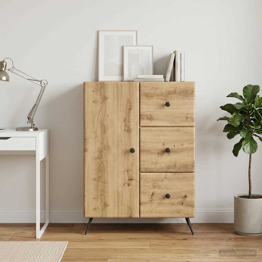 Sideboard Artisan Oak 66 x 34.5 x 90 cm Engineered Wood