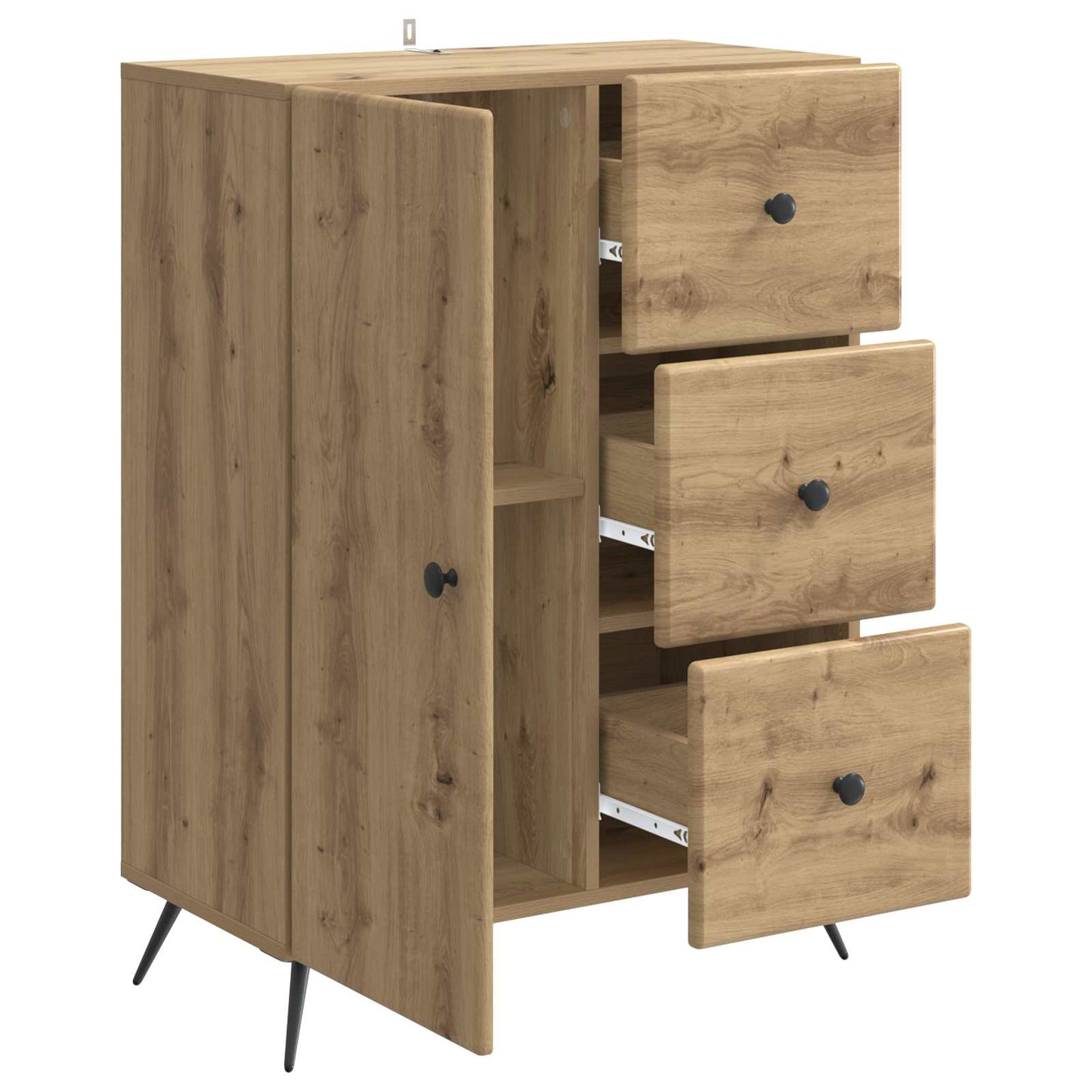 Sideboard Artisan Oak 66 x 34.5 x 90 cm Engineered Wood