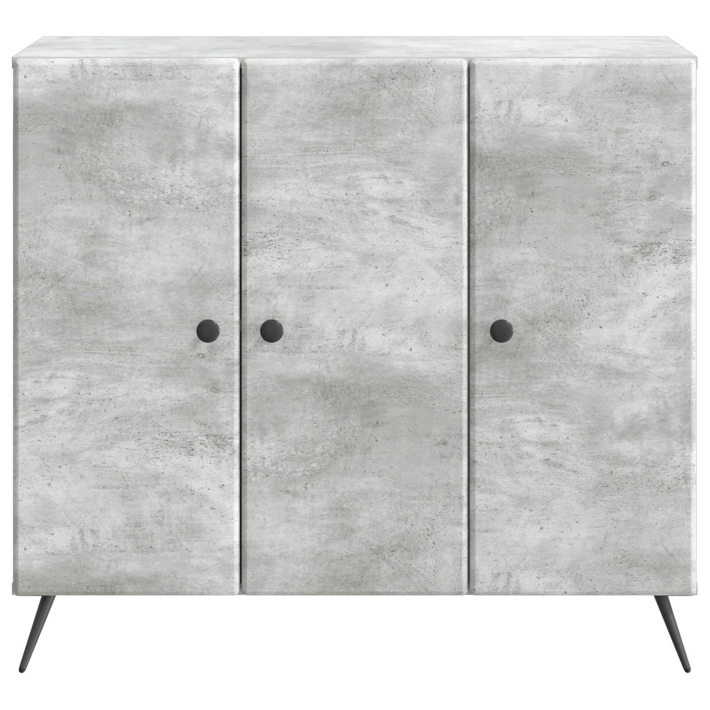 Sideboard Concrete Grey 89 x 34.5 x 80 cm Engineered Wood
