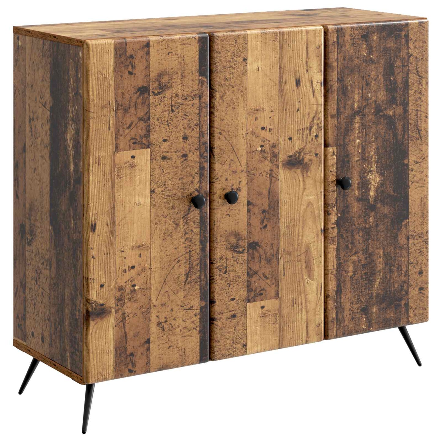 Sideboard Old Wood 89 x 34.5 x 80 cm Engineered Wood