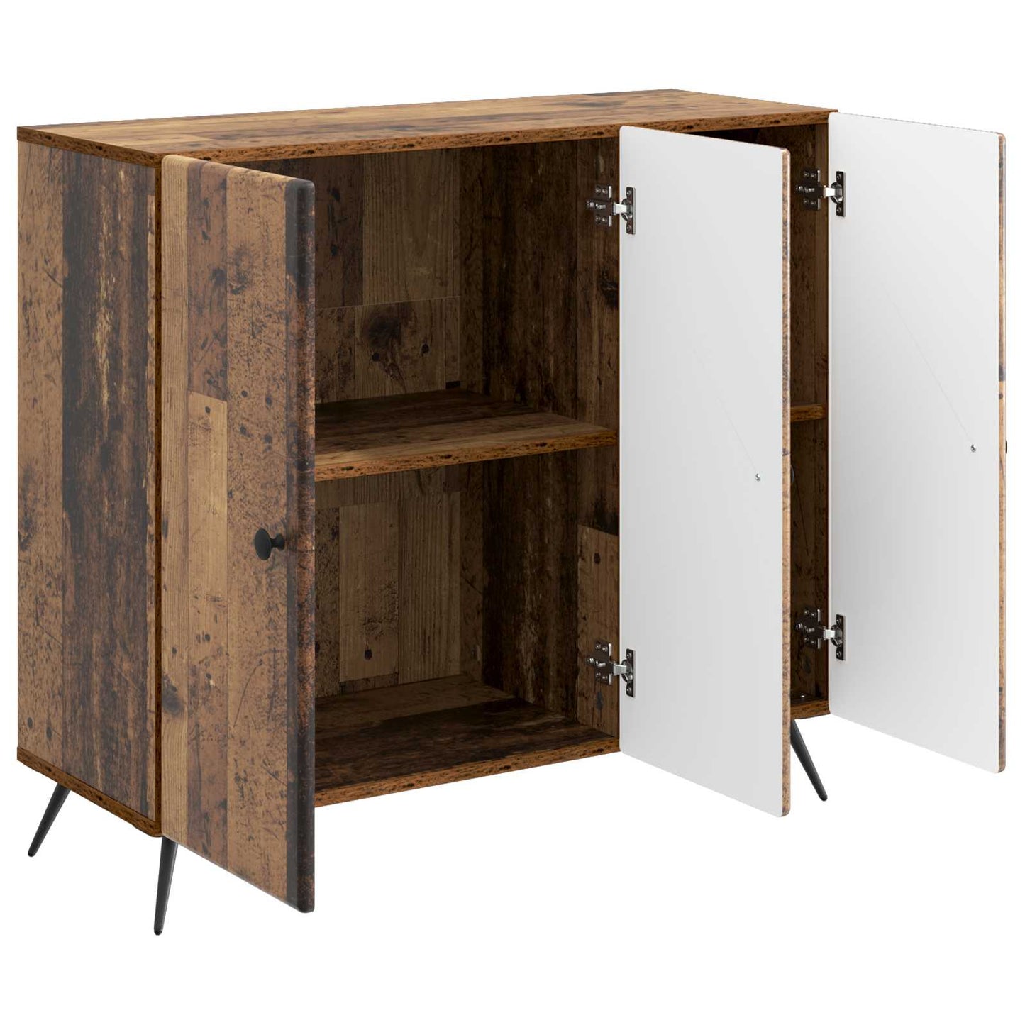 Sideboard Old Wood 89 x 34.5 x 80 cm Engineered Wood