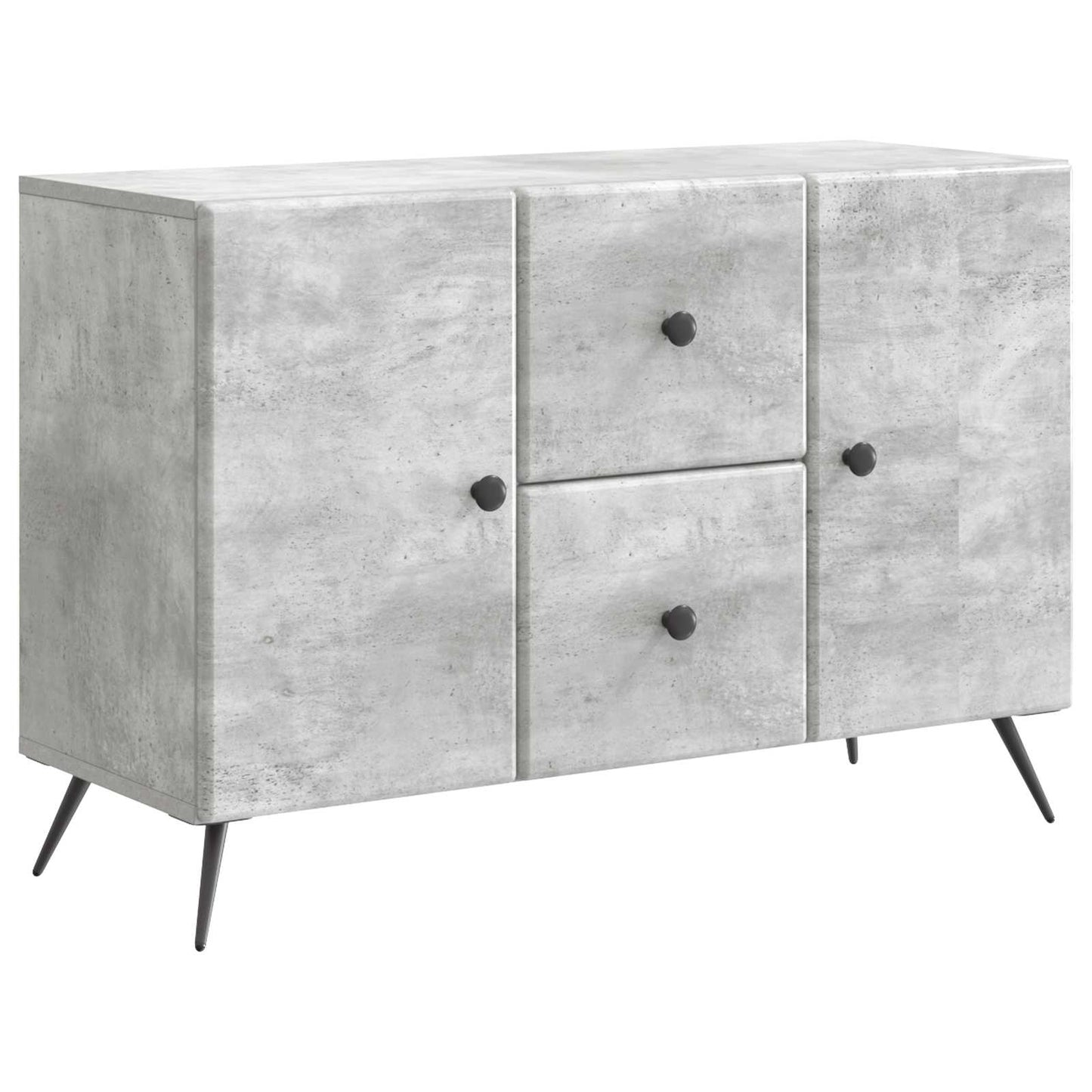 Sideboard Concrete Grey 89 x 34.5 x 60 cm Engineered Wood