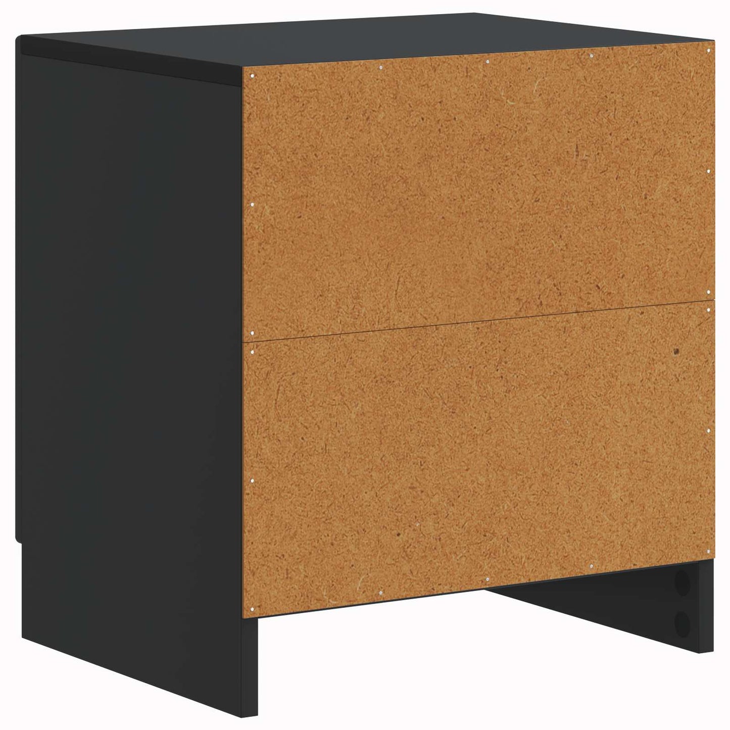 Bedside Cabinet Black 43 x 34.5 x 47 cm Engineered Wood
