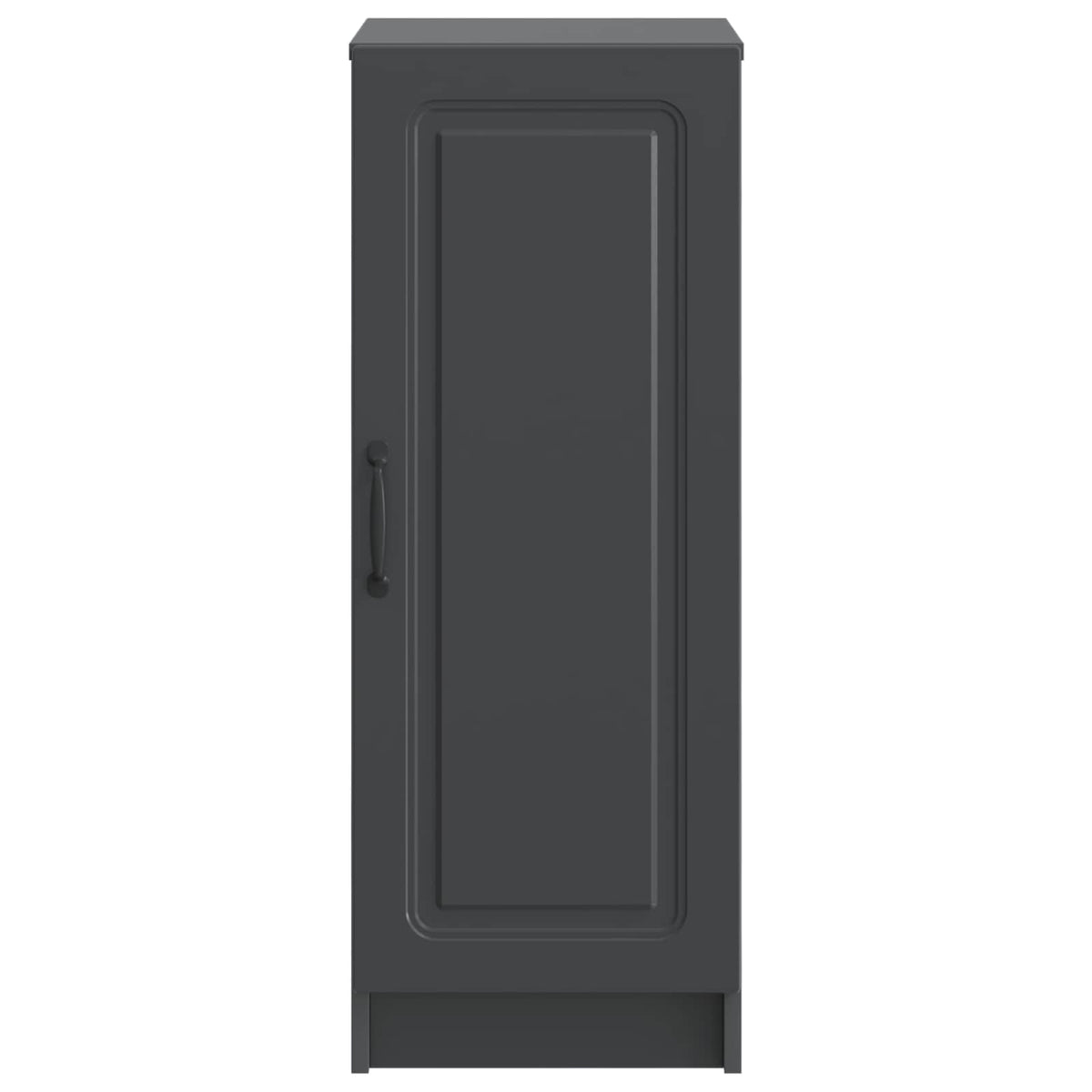 Sideboard Black 33 x 34.5 x 87 cm Engineered Wood