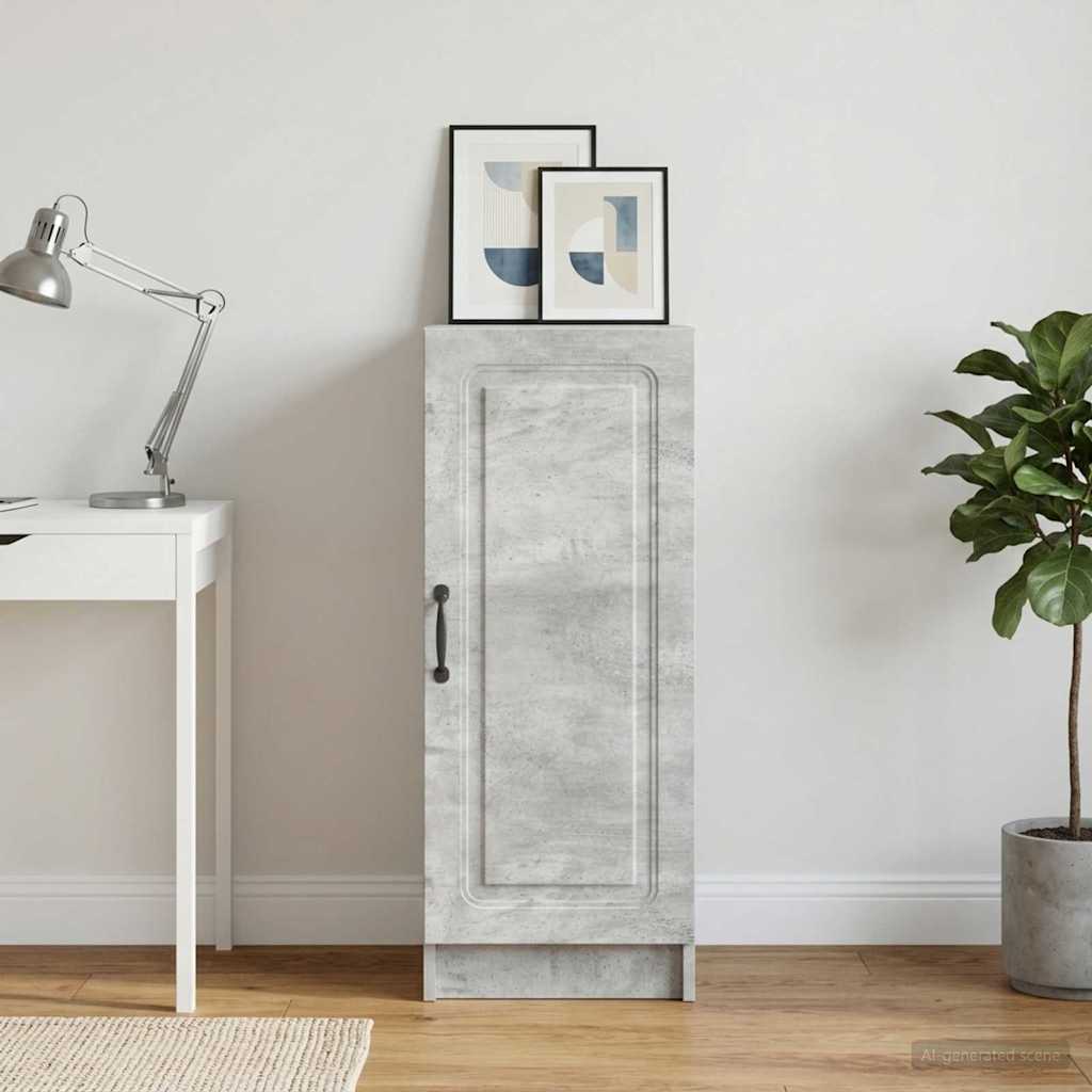 Sideboard Concrete Grey 33 x 34.5 x 87 cm Engineered Wood