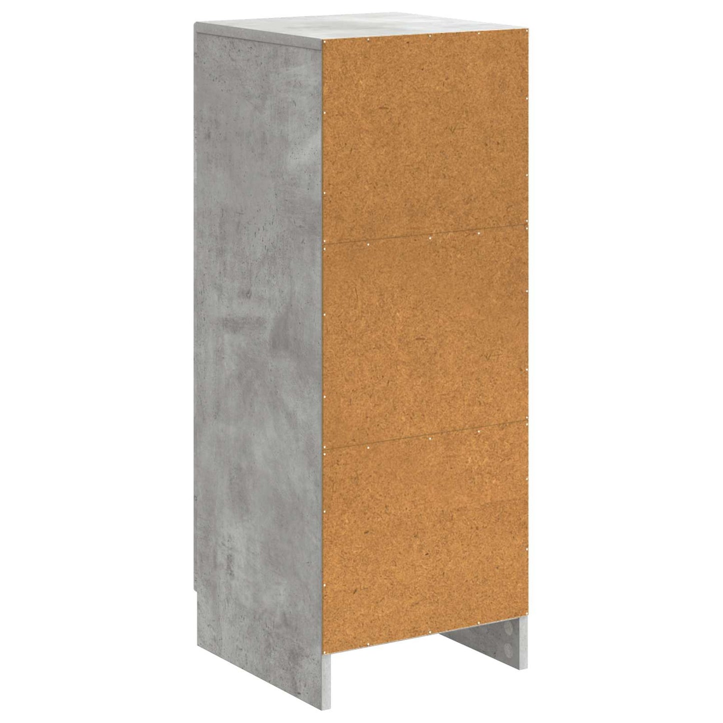 Sideboard Concrete Grey 33 x 34.5 x 87 cm Engineered Wood