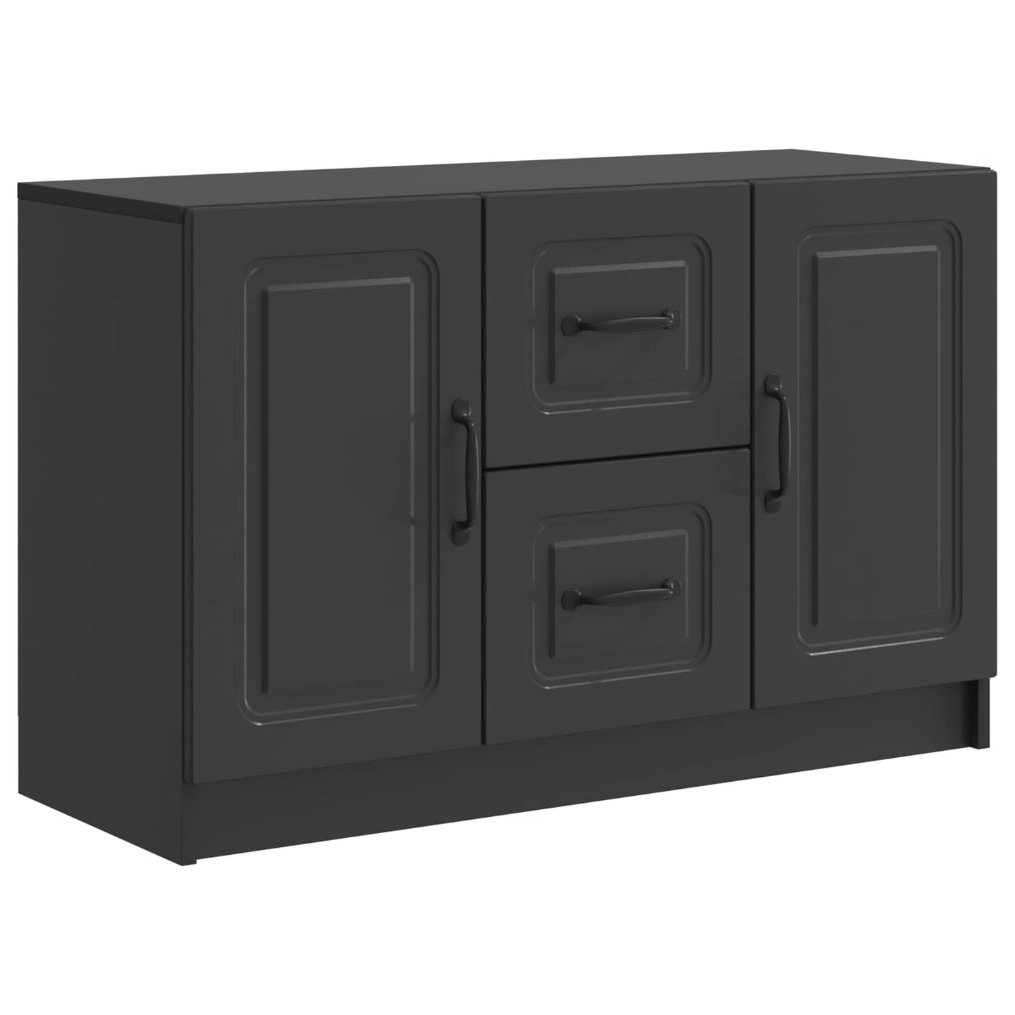 Sideboard Black 89 x 34.5 x 57 cm Engineered Wood
