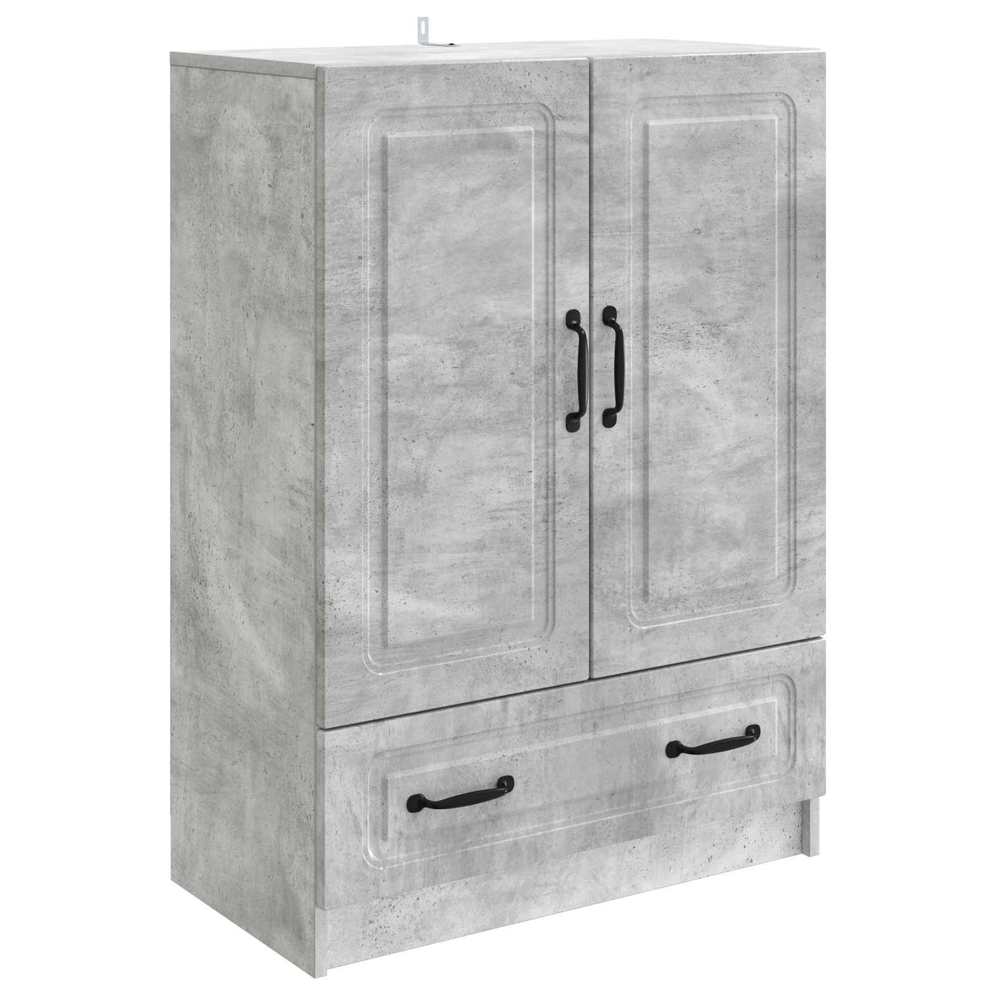Sideboard Concrete Grey 66 x 34.5 x 92 cm Engineered Wood